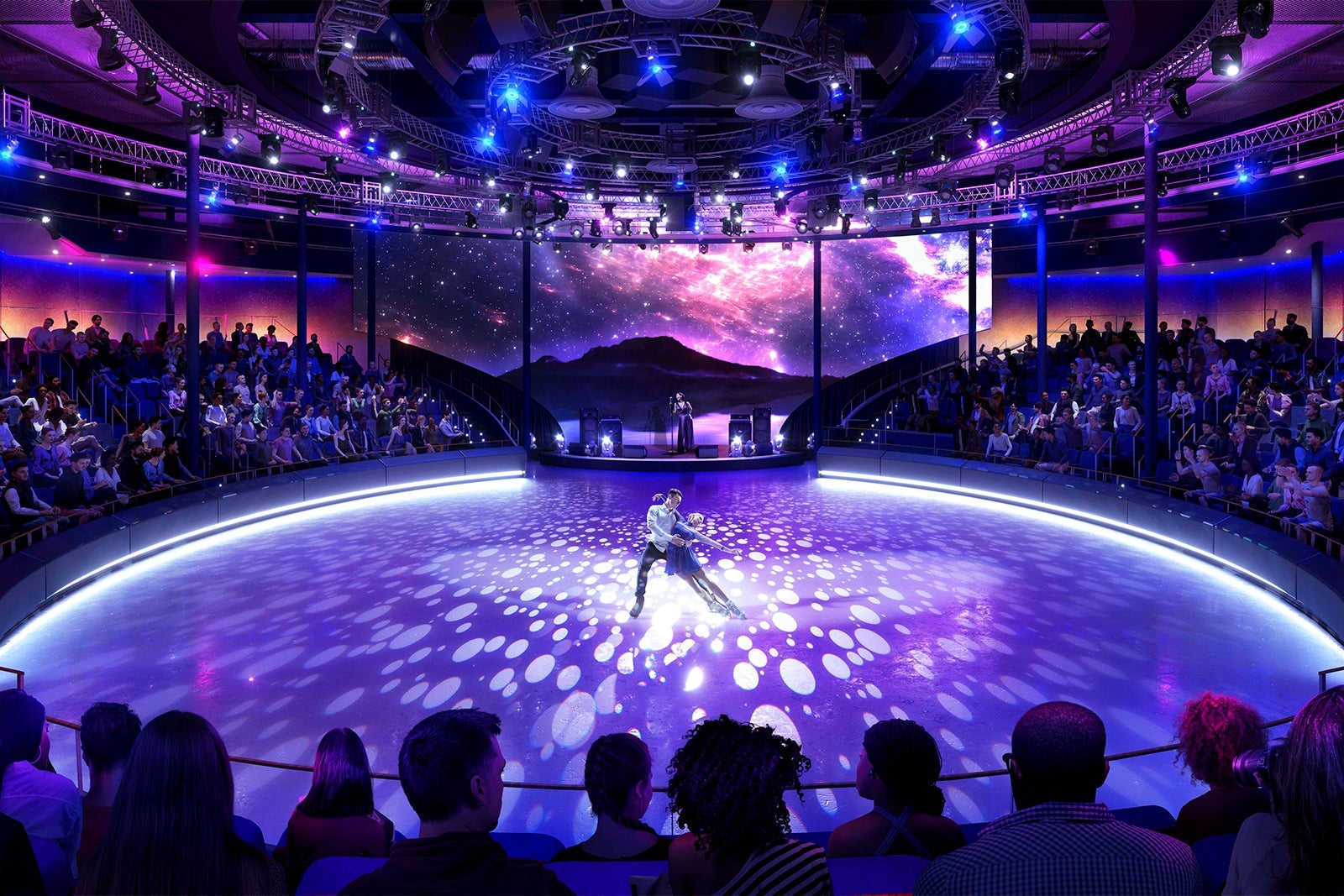 Absolute Zero ice rink on Icon of the Seas.