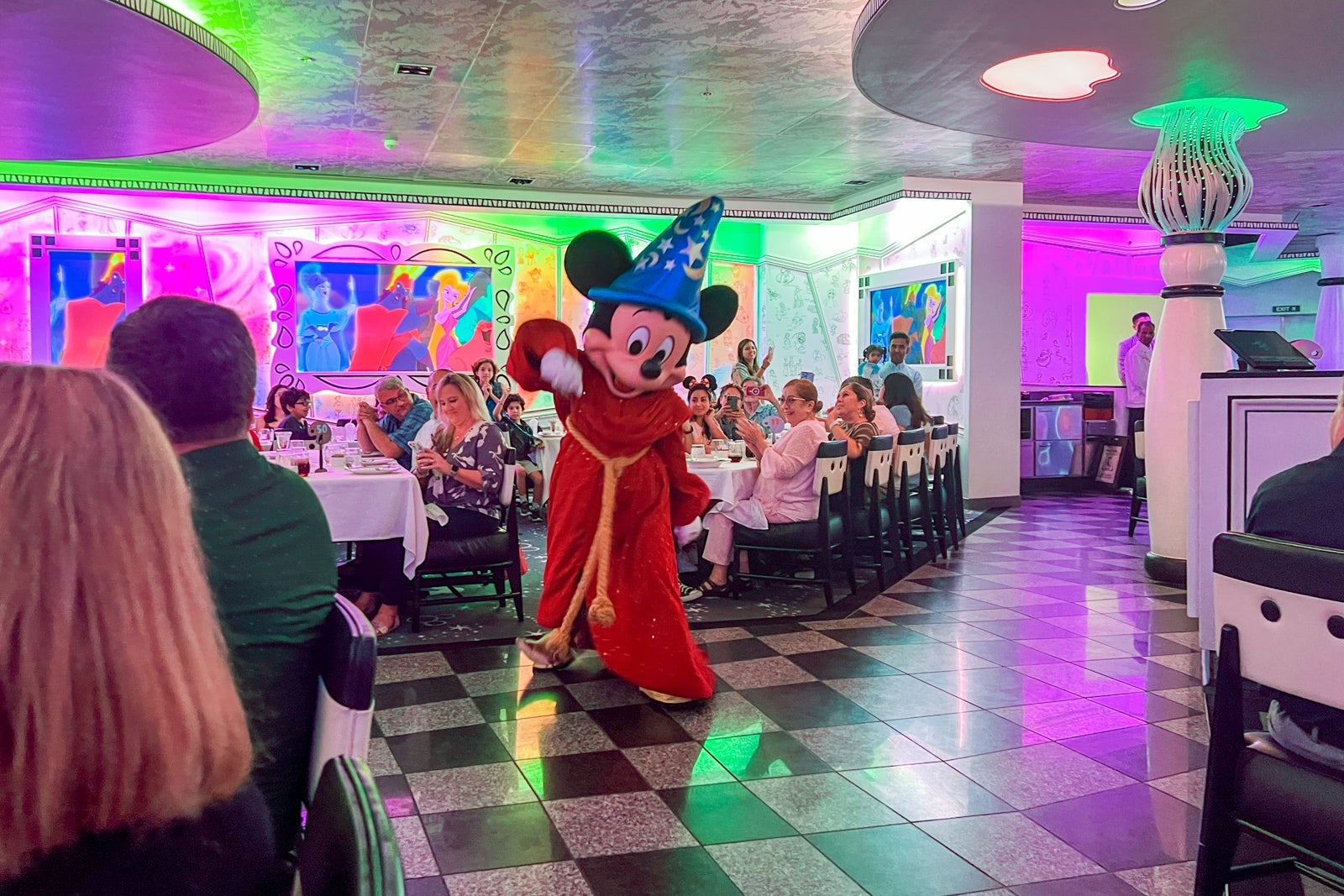 Mickey making an appearance at Animator's Palate