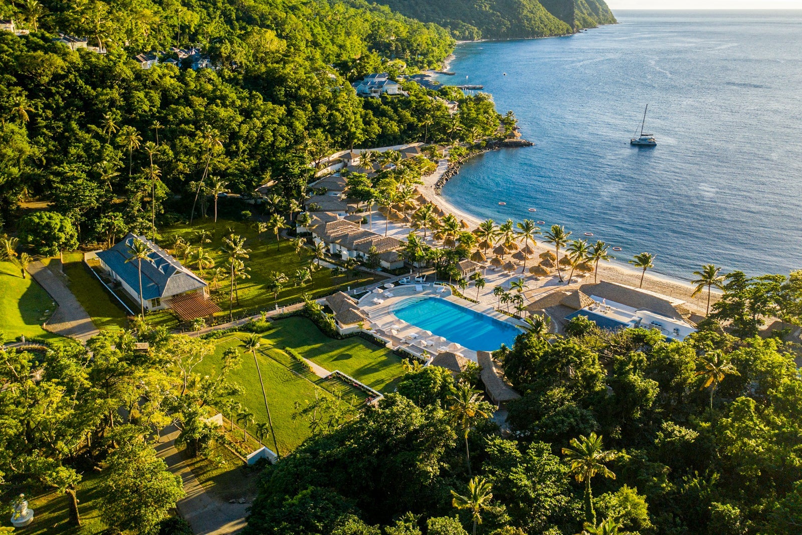 Sugar Beach Resort Exterior Shot