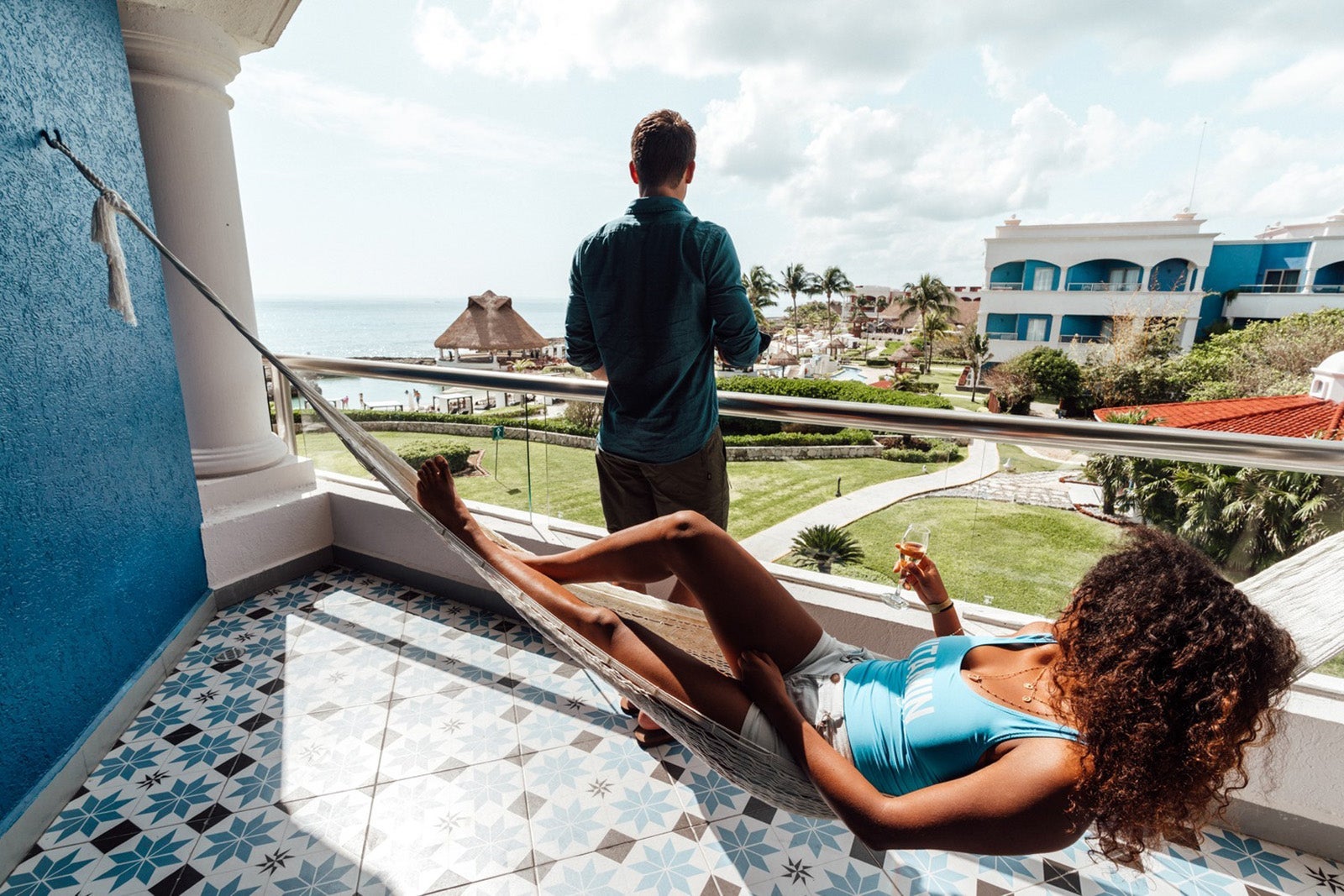 couple on hammock at Hard Rock Riviera Maya