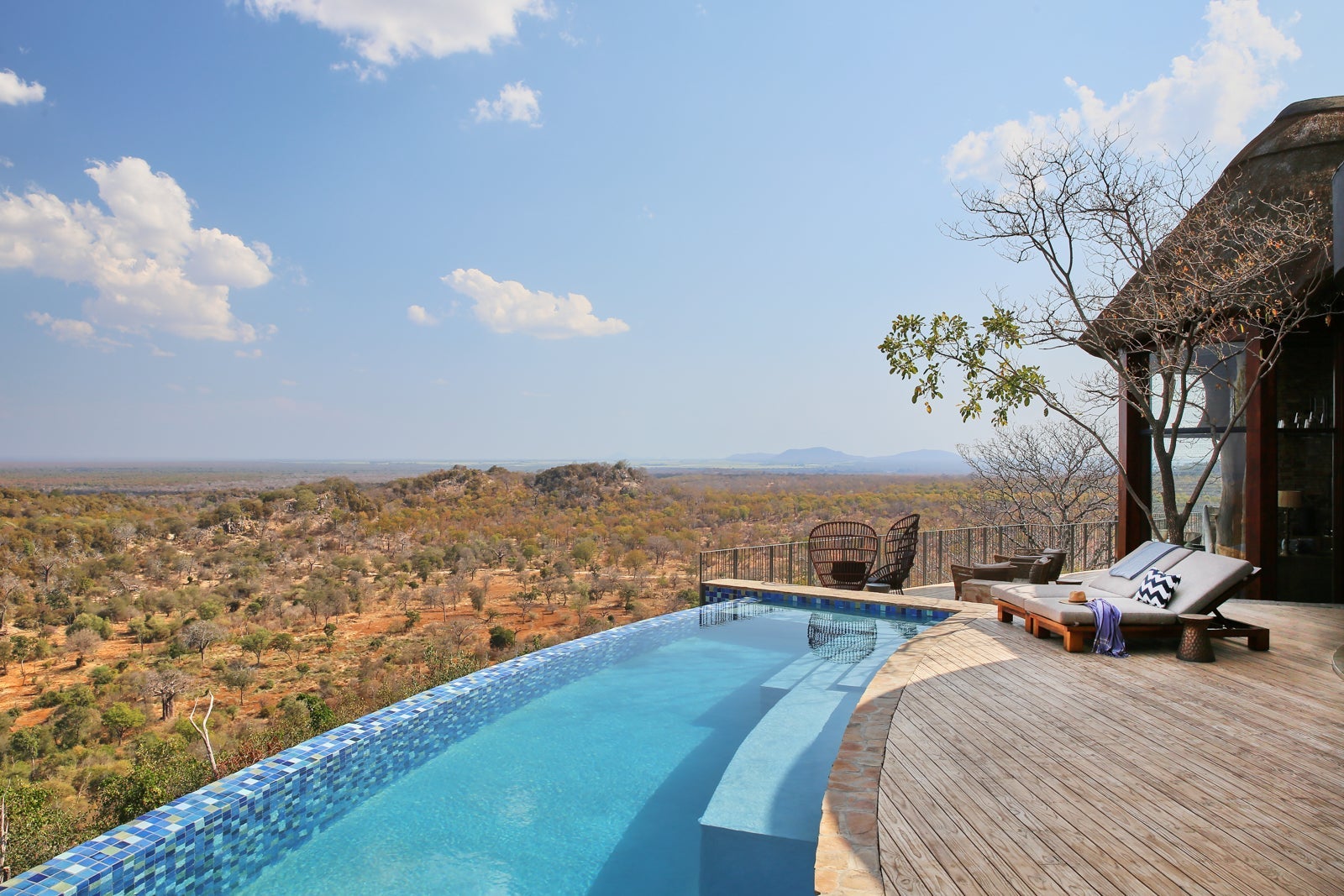 Private pool at Singita Pamushana