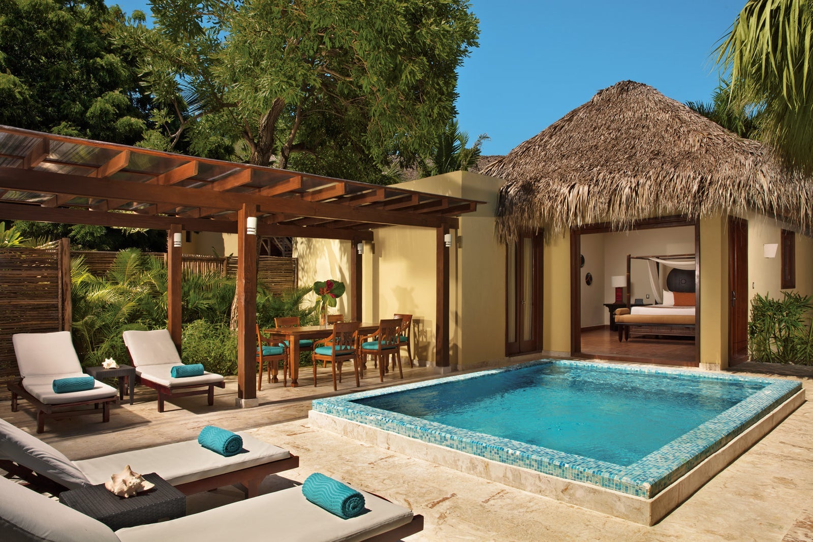 Private pool at Zoetry Agua Punta Cana