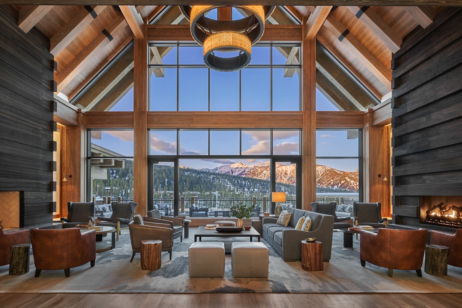 The view from the lodge at Montage Big Sky
