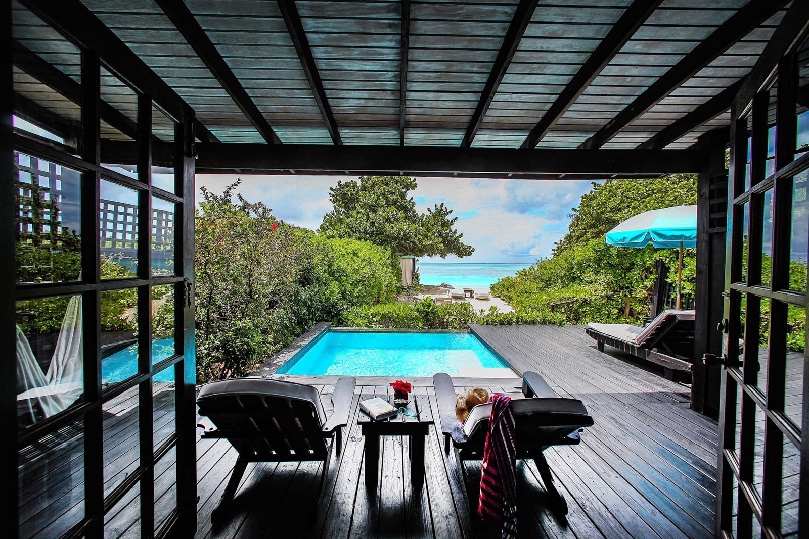 Private pool at Keyonna Beach