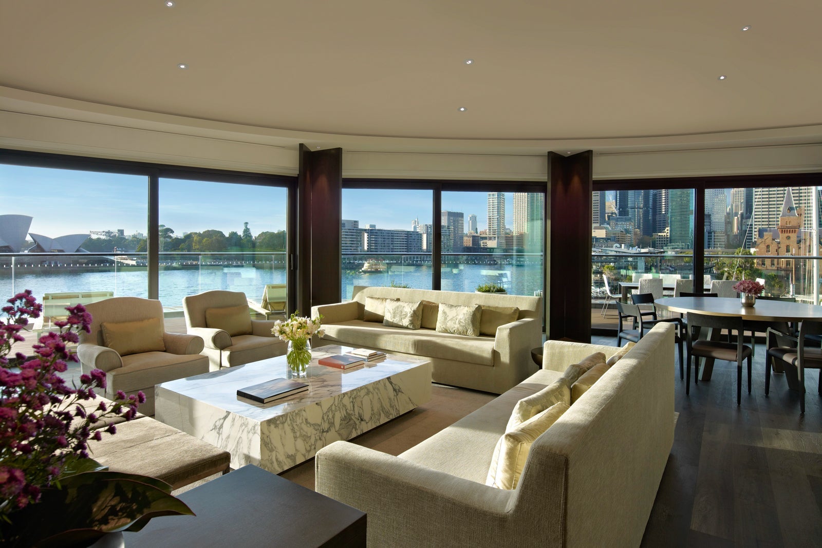 Sitting area at the Park Hyatt Sydney