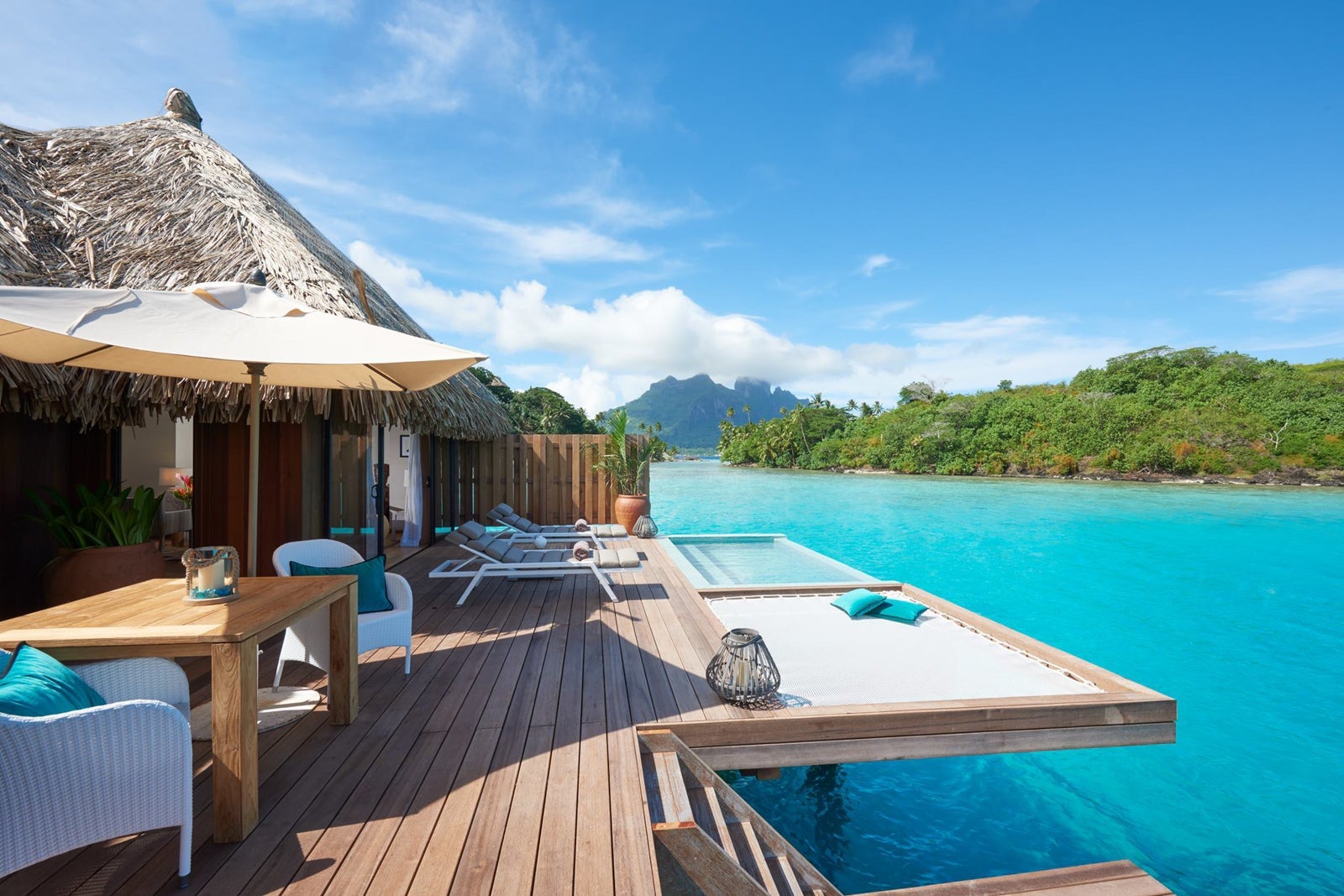 Conrad Bora Bora Nui pool and water view