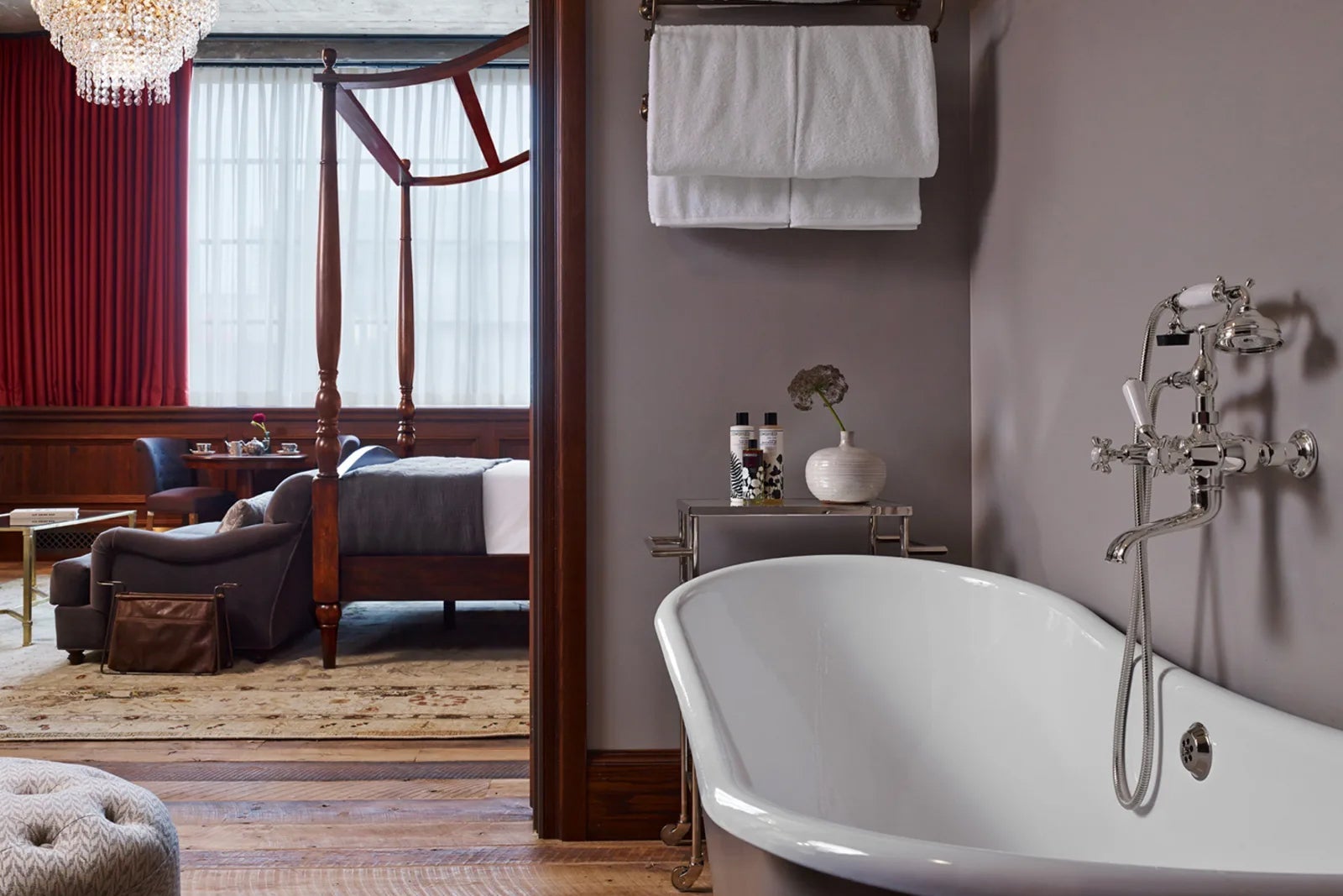 bathroom at soho house chicago