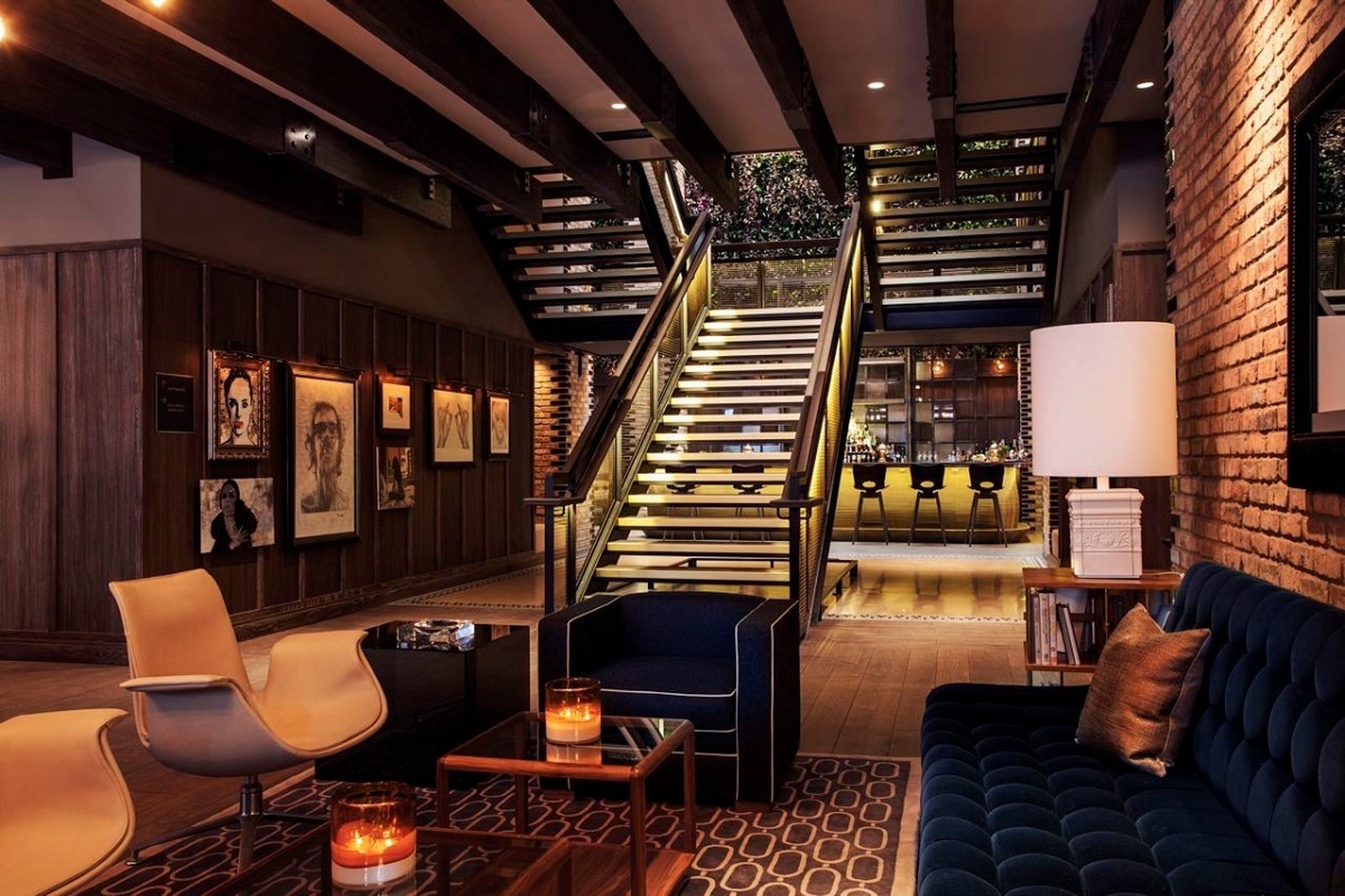 common area and stairs at Thompson