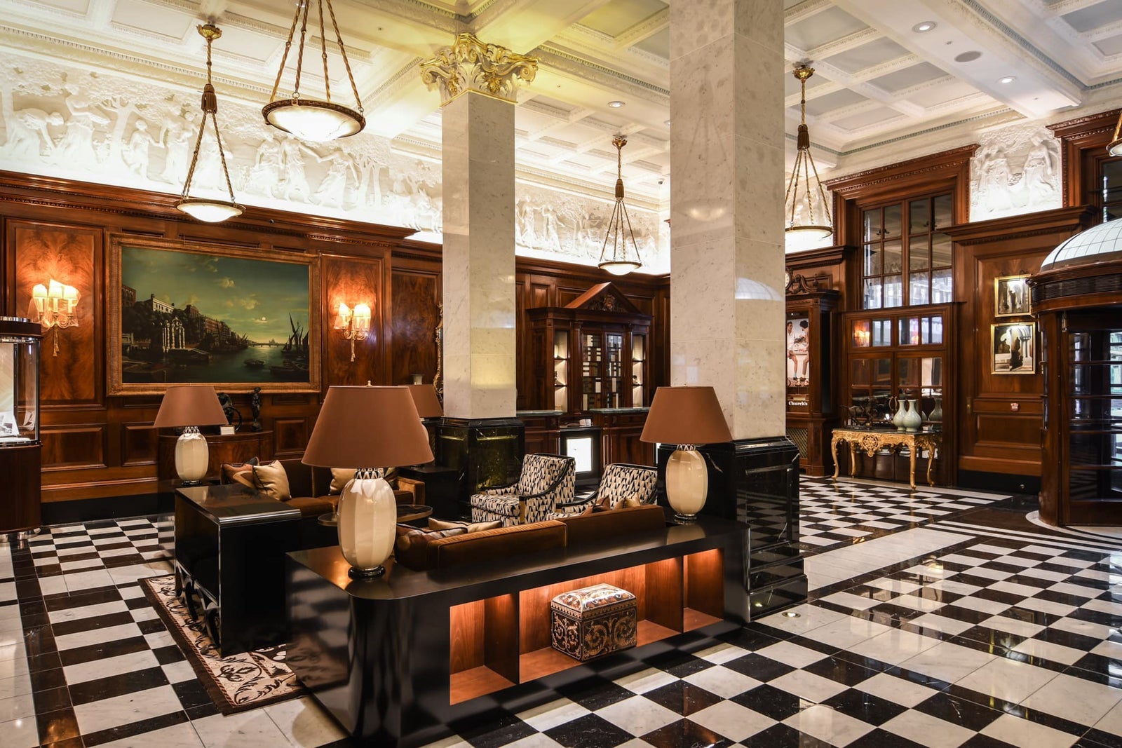 The Savoy lobby