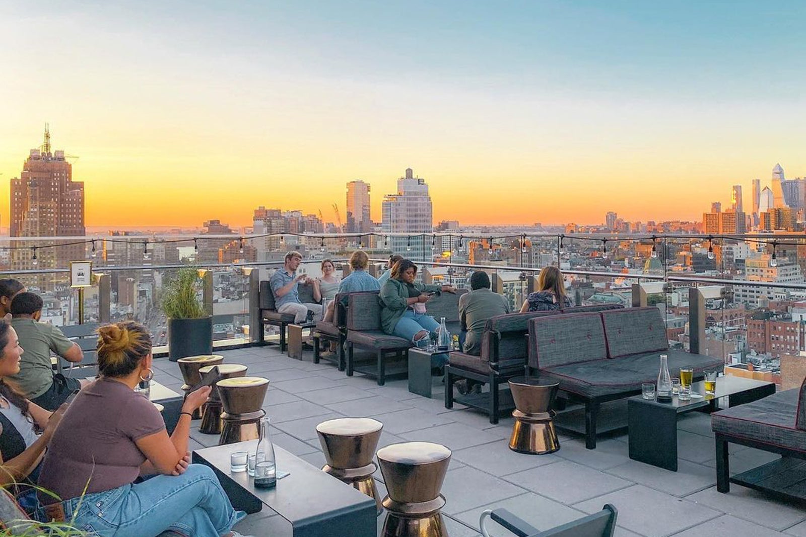 Hotel 50 Bowery terrace view
