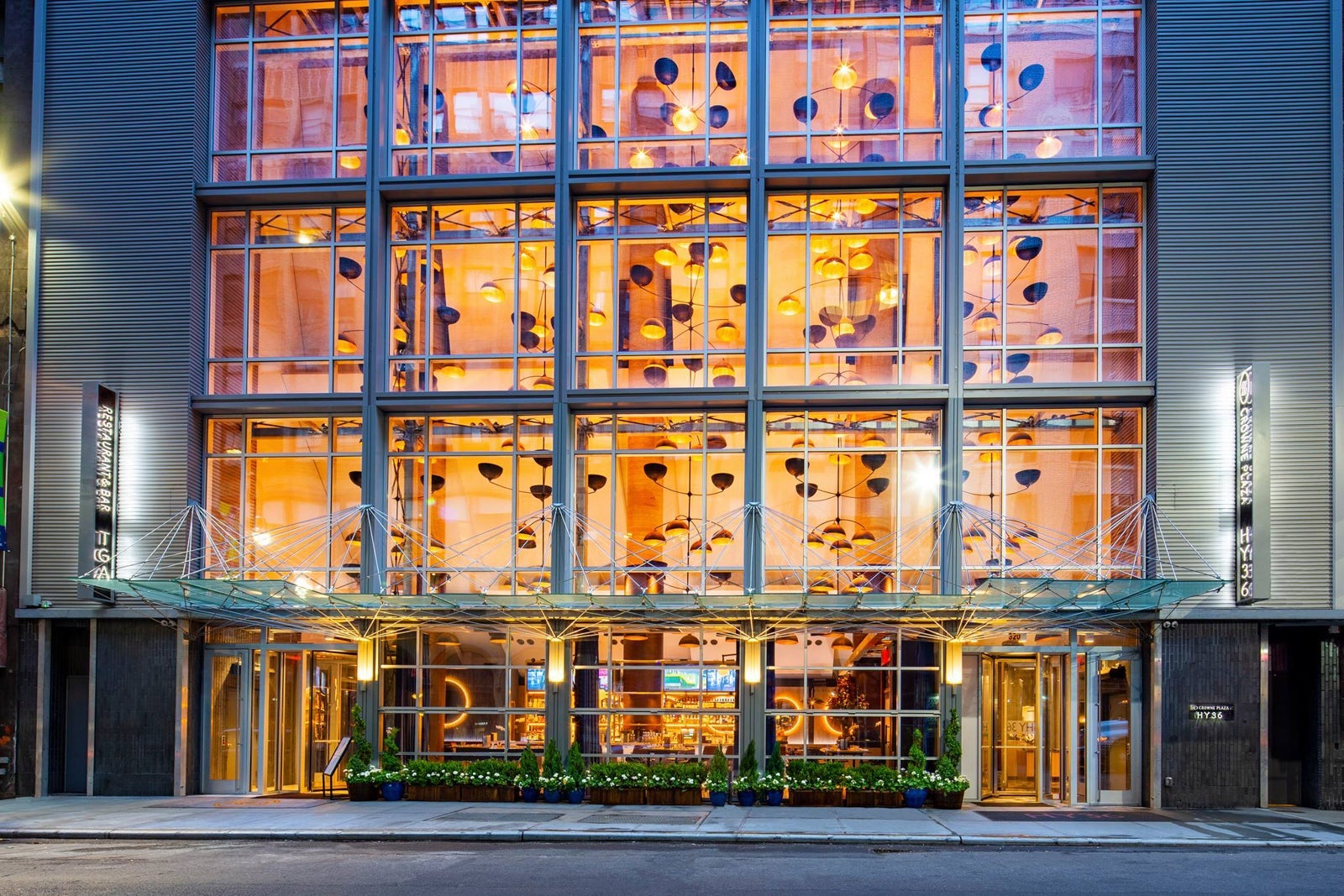 exterior of Crowne Plaza HY36