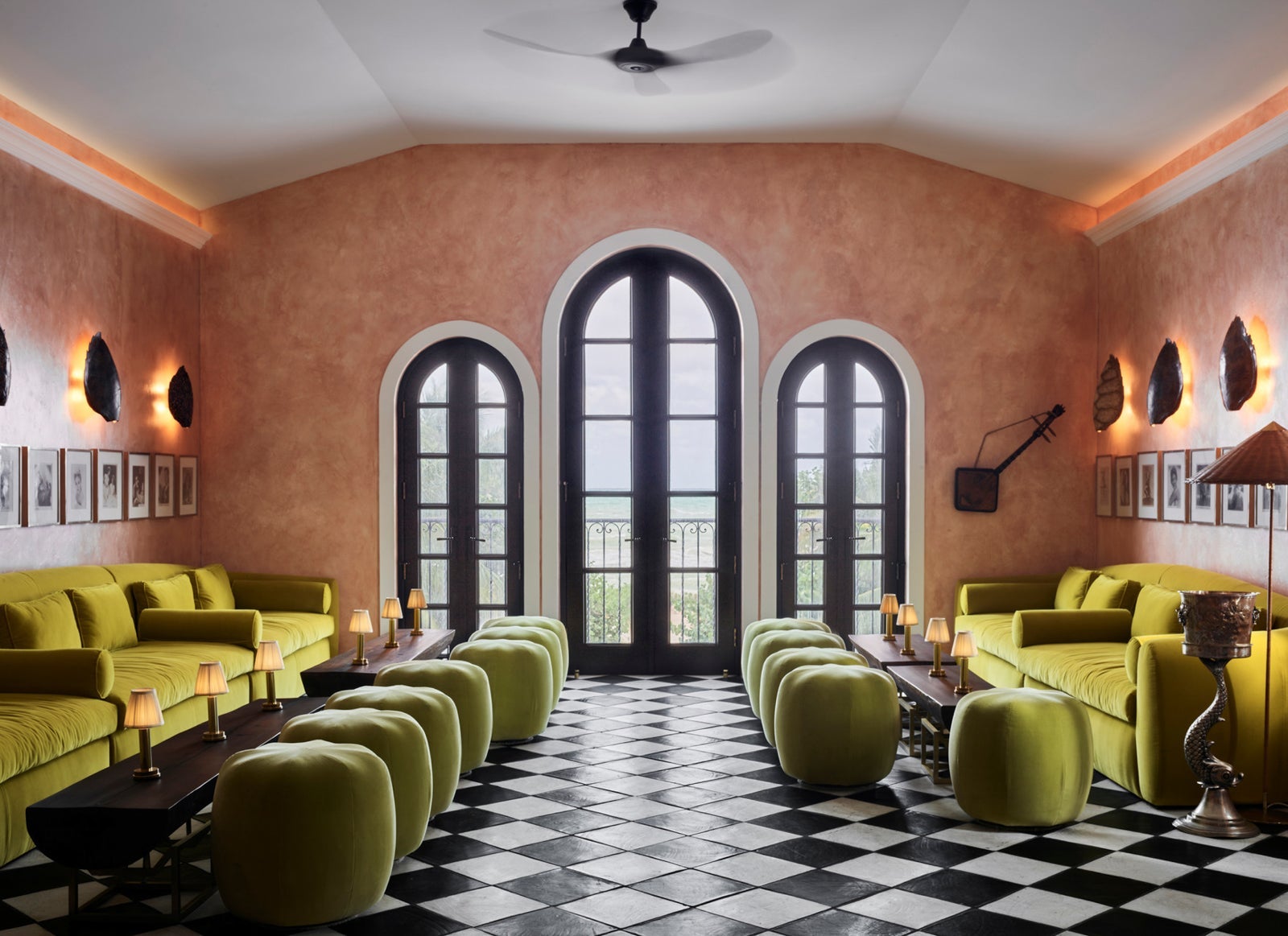 funky seating area