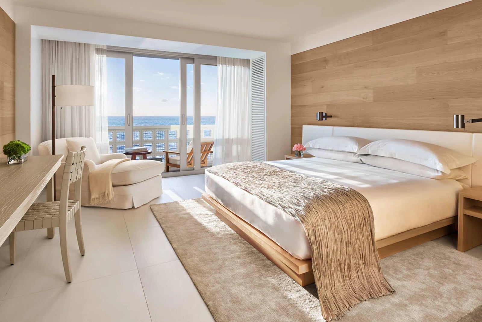 guest room with light furnishings