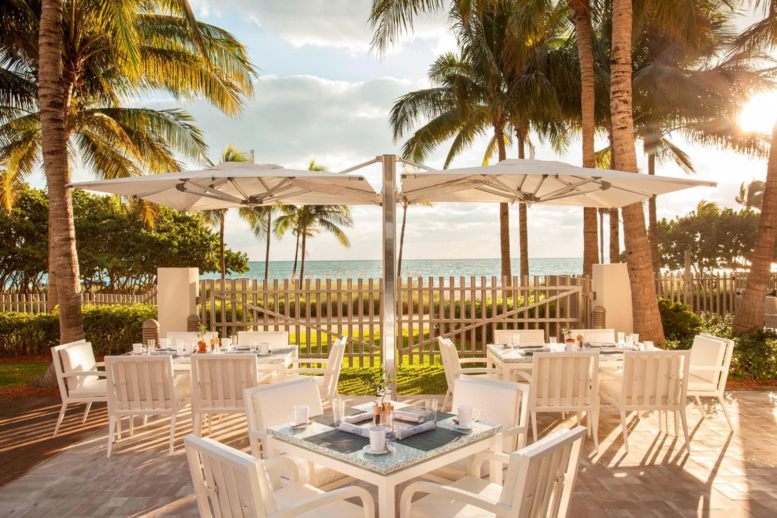 outdoor terrace area