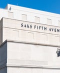 The exterior of the Saks Fifth Avenue in Beverly Hills