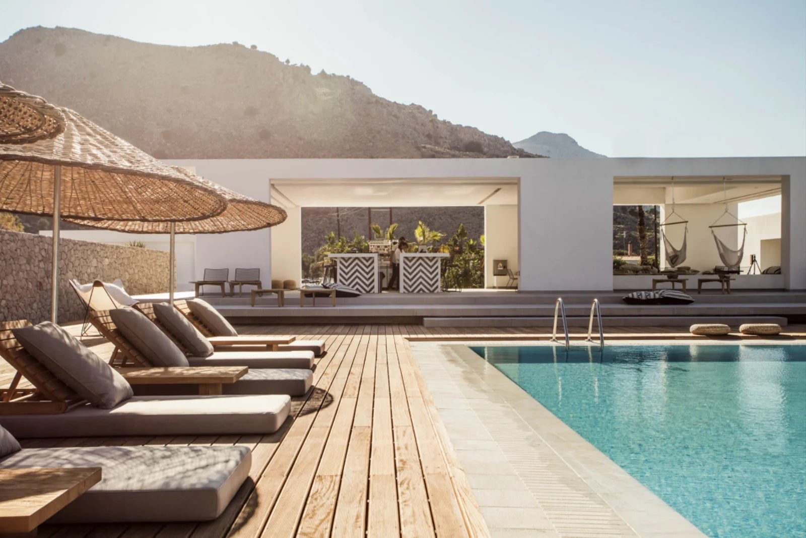 poolside view of Casa Cook Rhodes