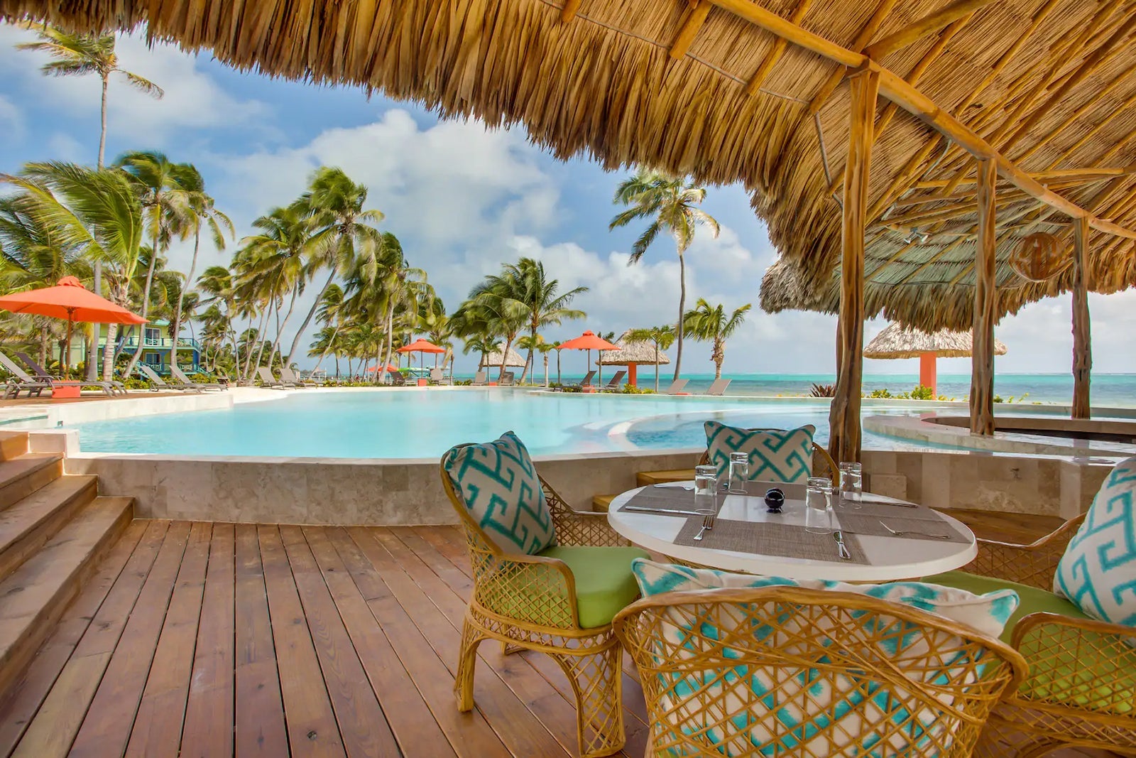 restaurant by the pool at Costa Blu Beach Resort, Trademark Collection by Wyndham