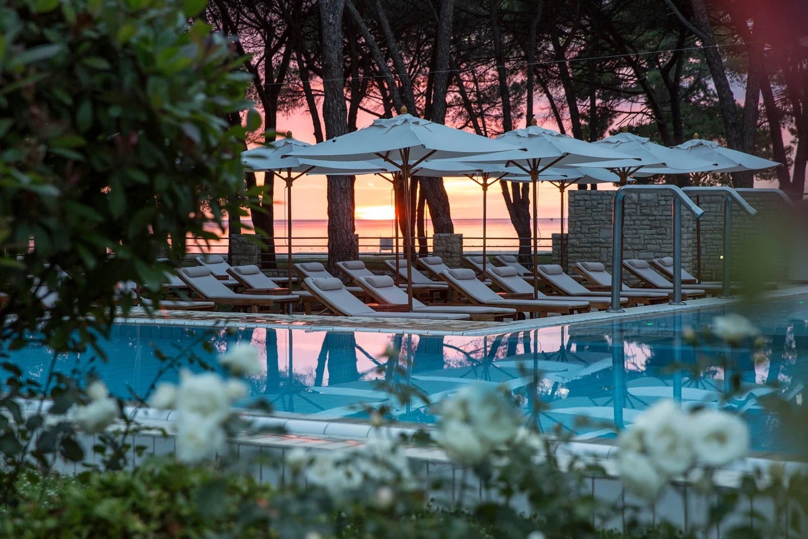 Pool view of Falksteiner Hotel Adriana