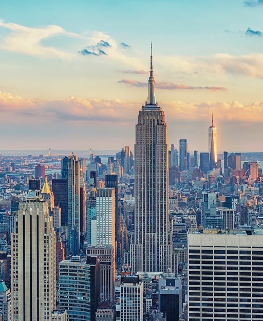 New York City skyline with the Empire State Building in the forefront