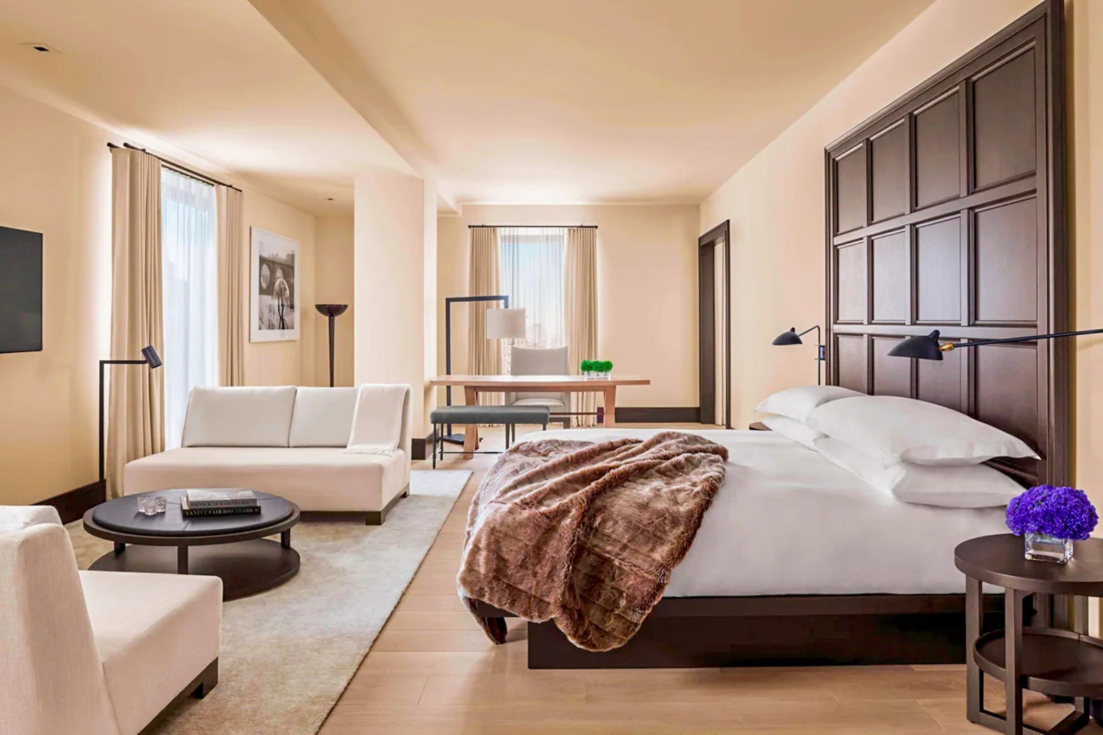 guest room at New York Edition