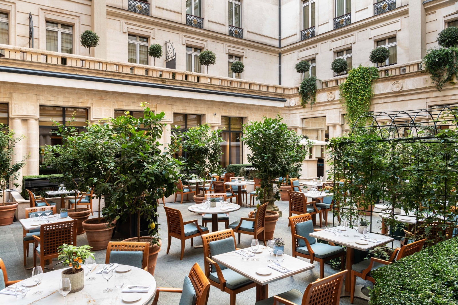 Terrace Restaurant at the Park Hyatt Paris