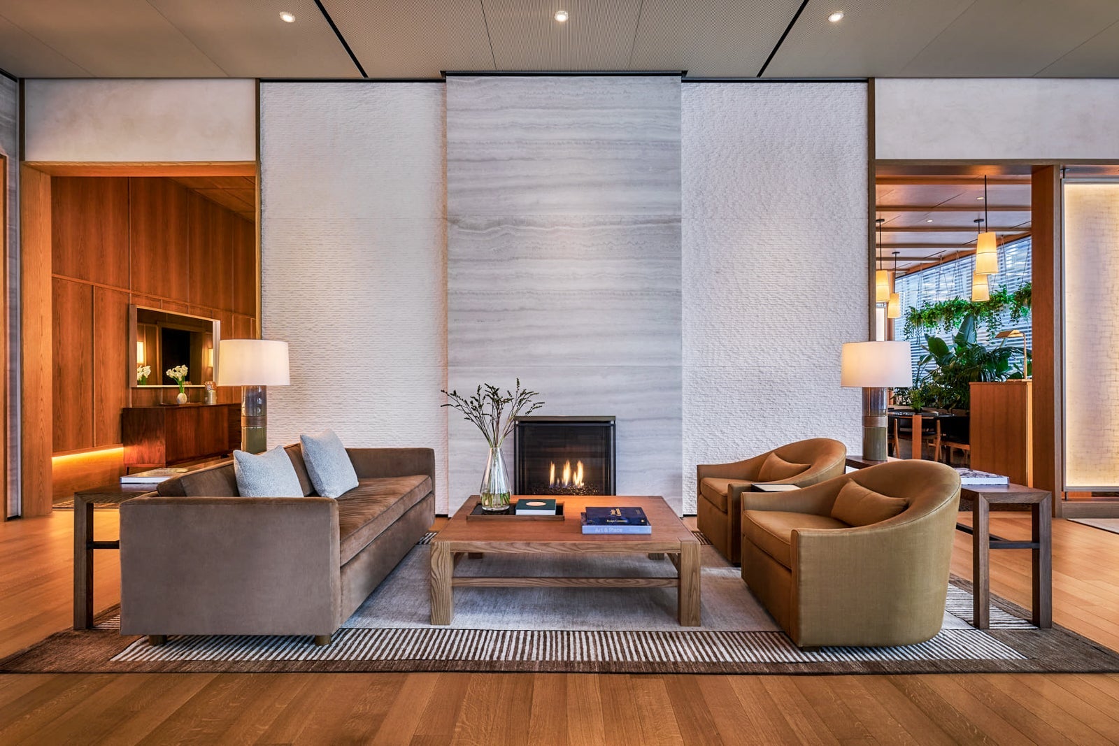 seating area at Pendry