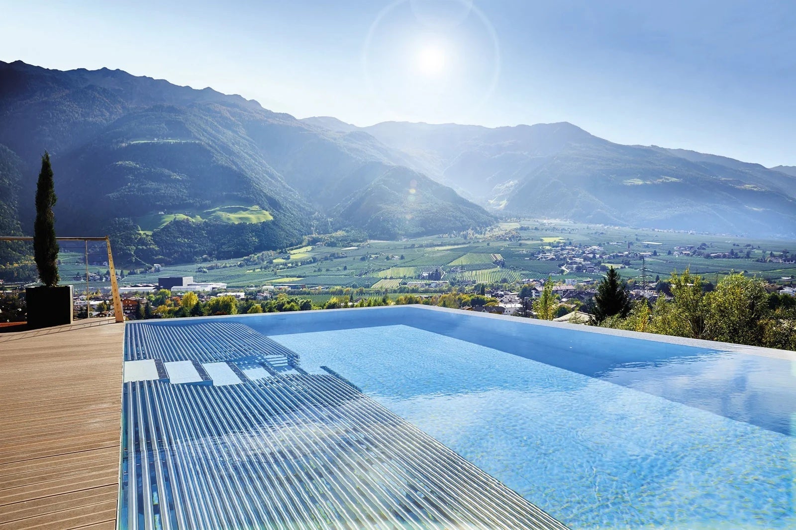 Exterior view of pool at Preidhof Luxury DolceVita