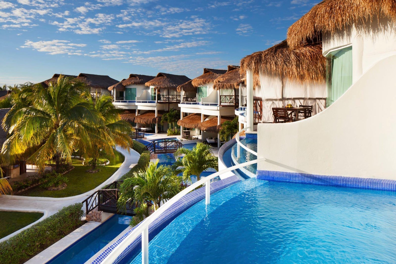 El Dorado Casitas Royale swim up pools exterior shot