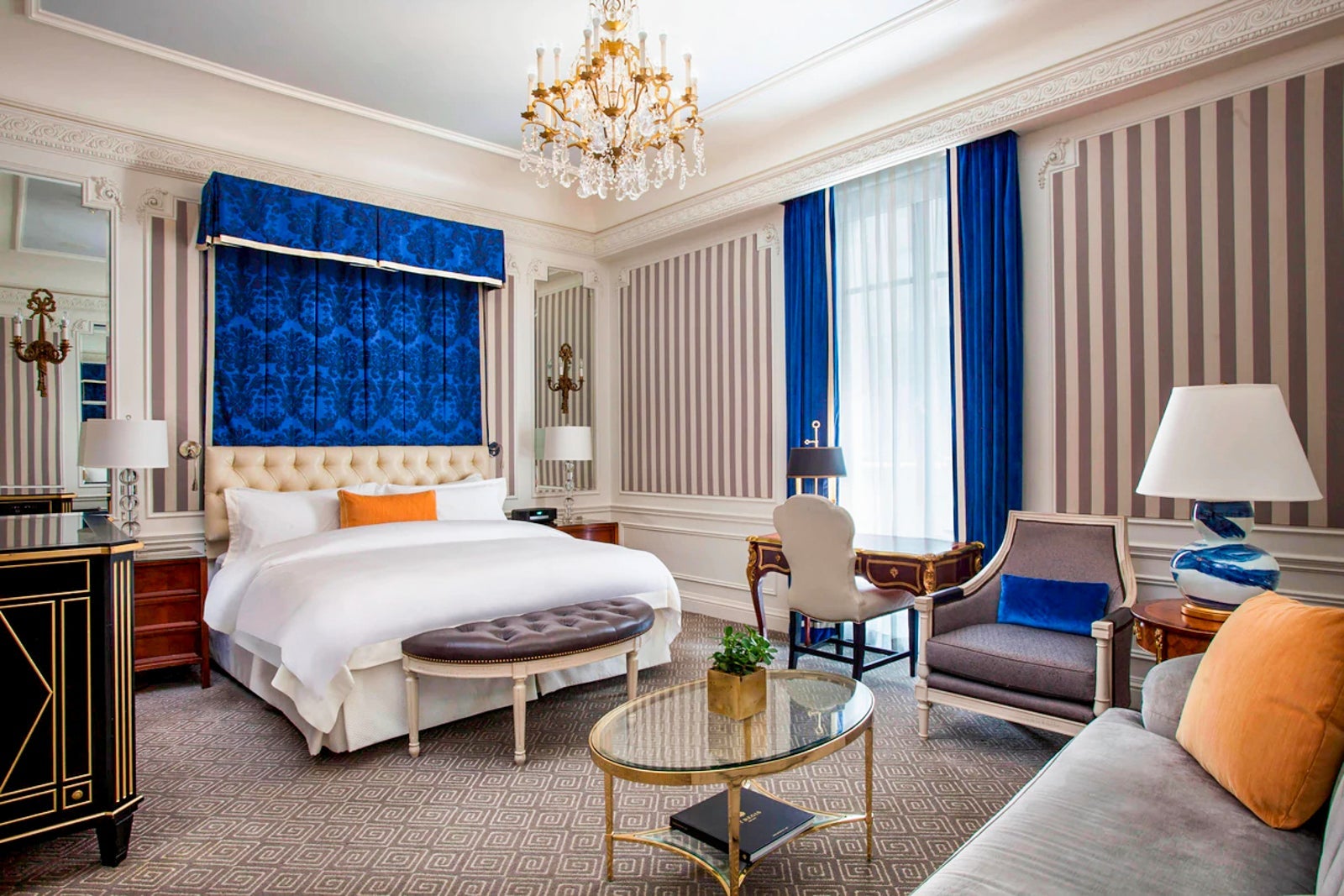 guest room at the St Regis