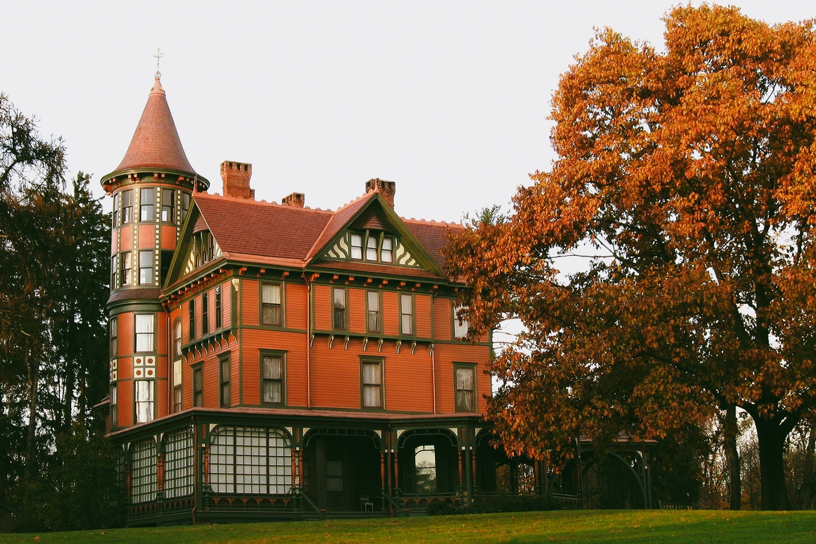The historic Wilderstein mansion