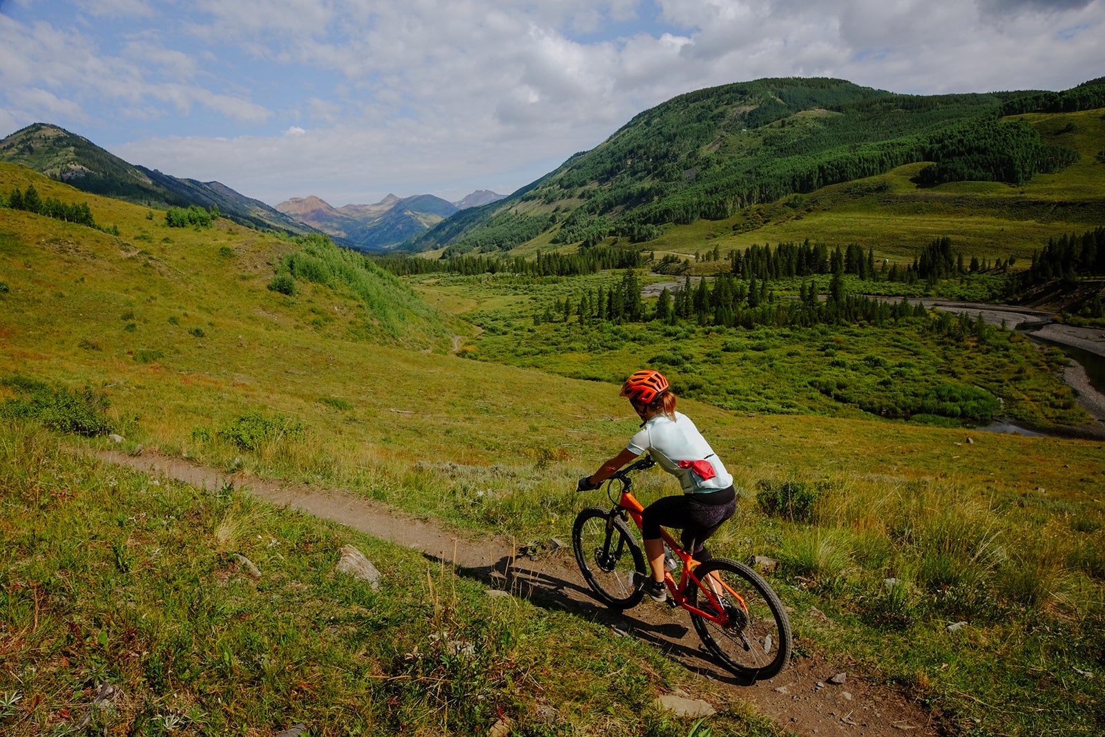 Mountain biking trails in Crested Butte, Colorado