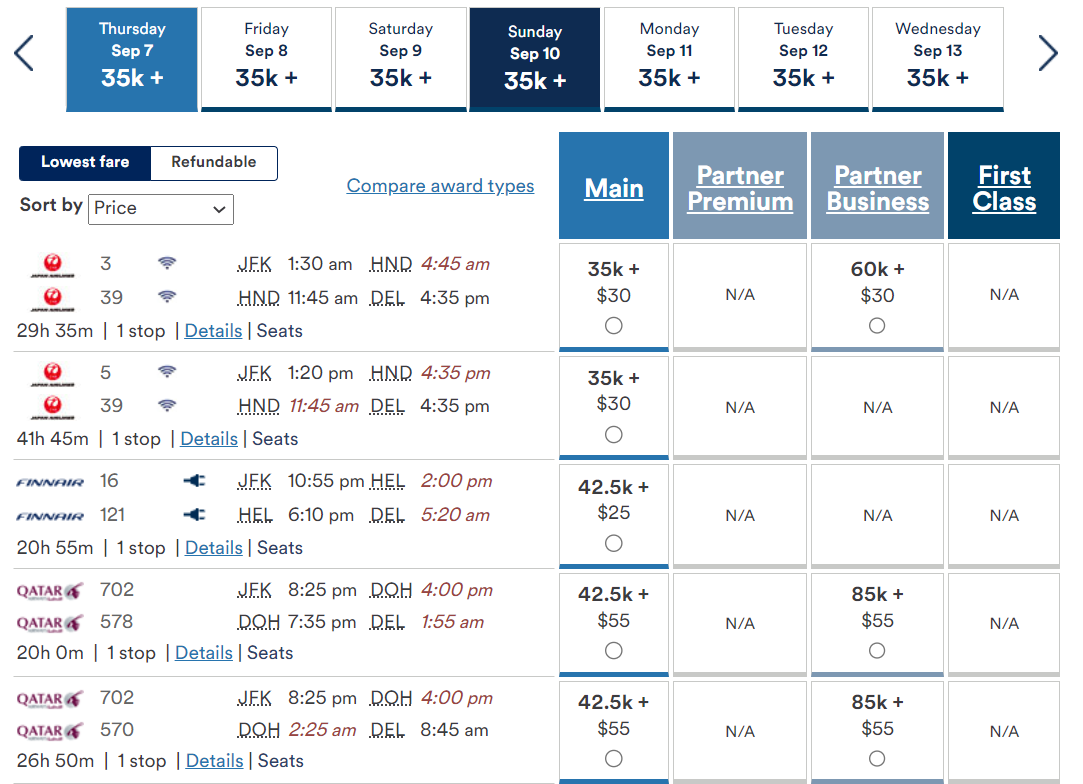 Booking an Alaska Mileage Plan award