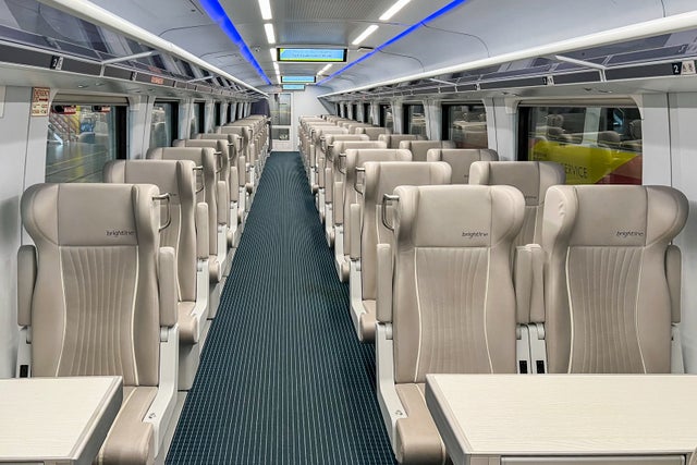 Bright Train Inside 1st look inside Brightline’s $100 million train maintenance facility in ...