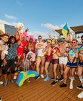 people on cruise ship deck