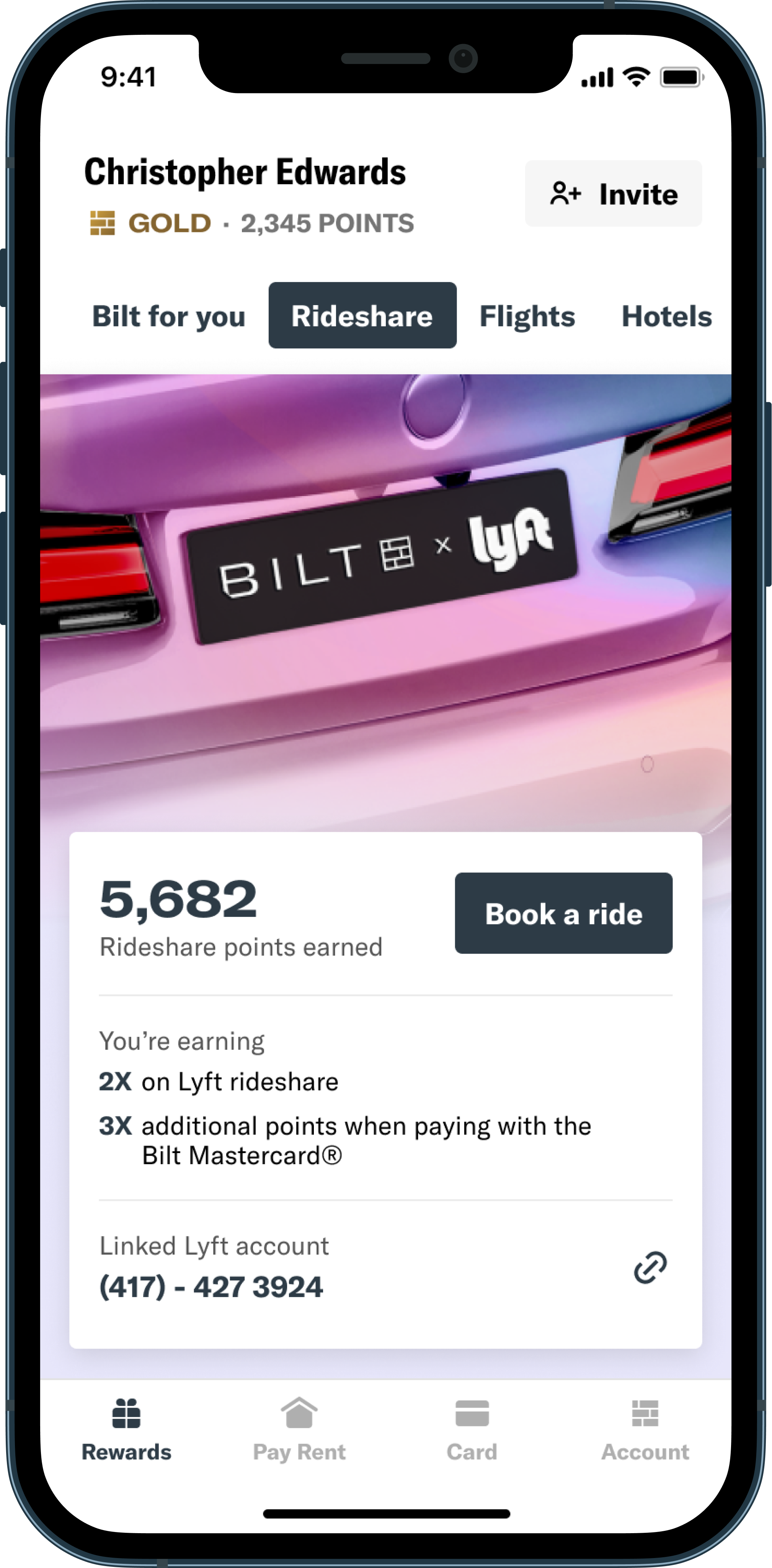 Lyft Bilt earnings
