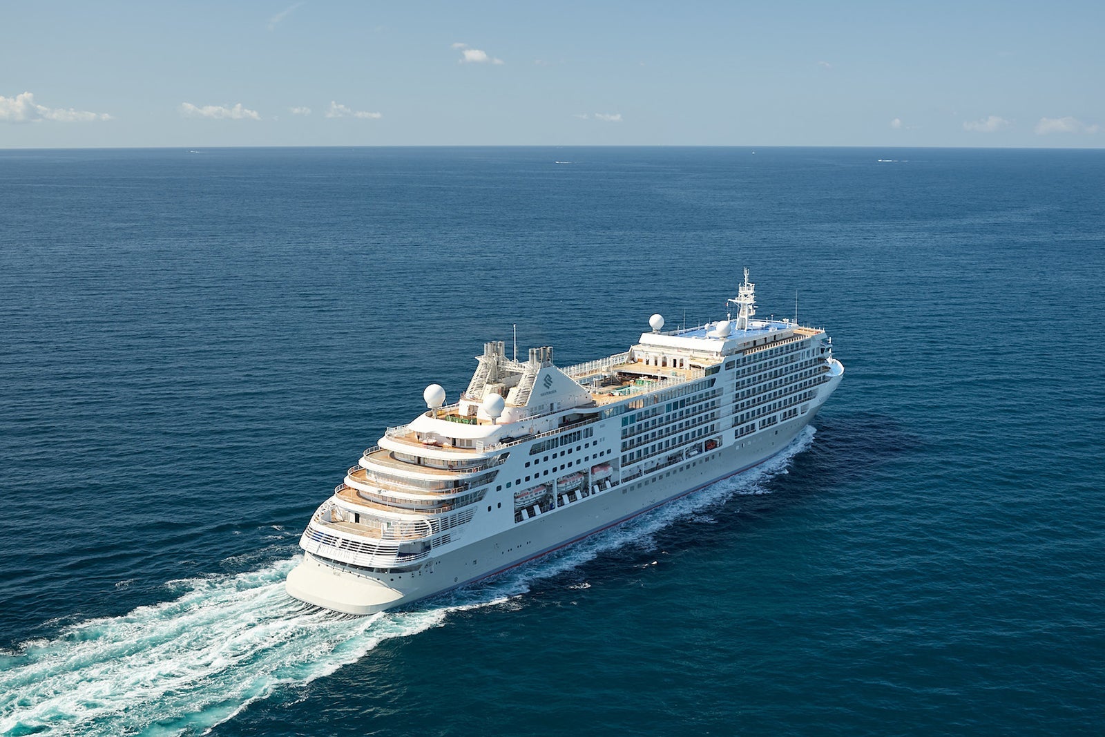 Silver Dawn cruise ship at sea