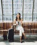 Woman at the airport