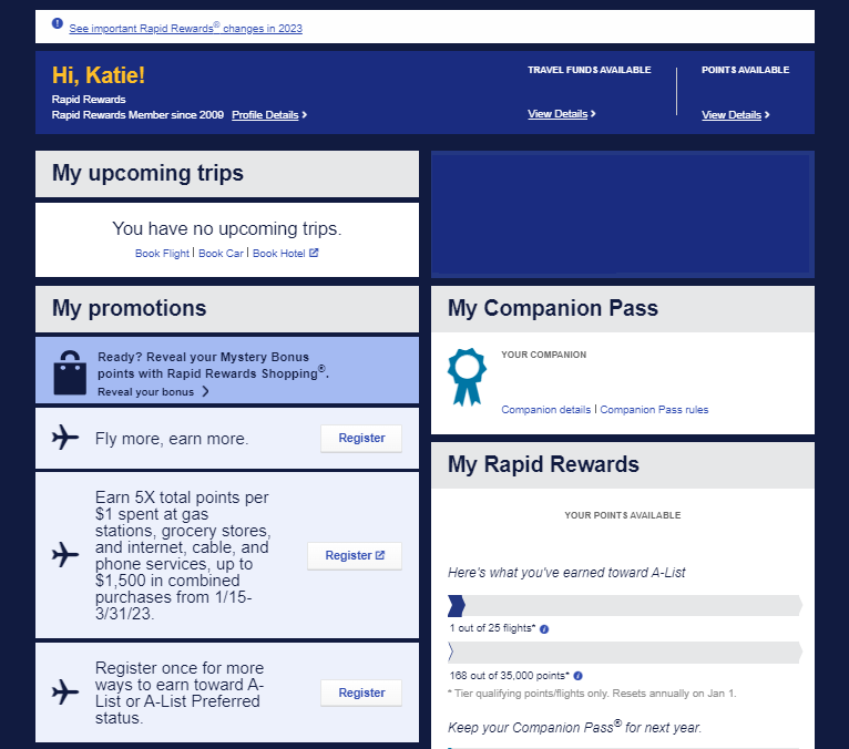 Southwest promotions