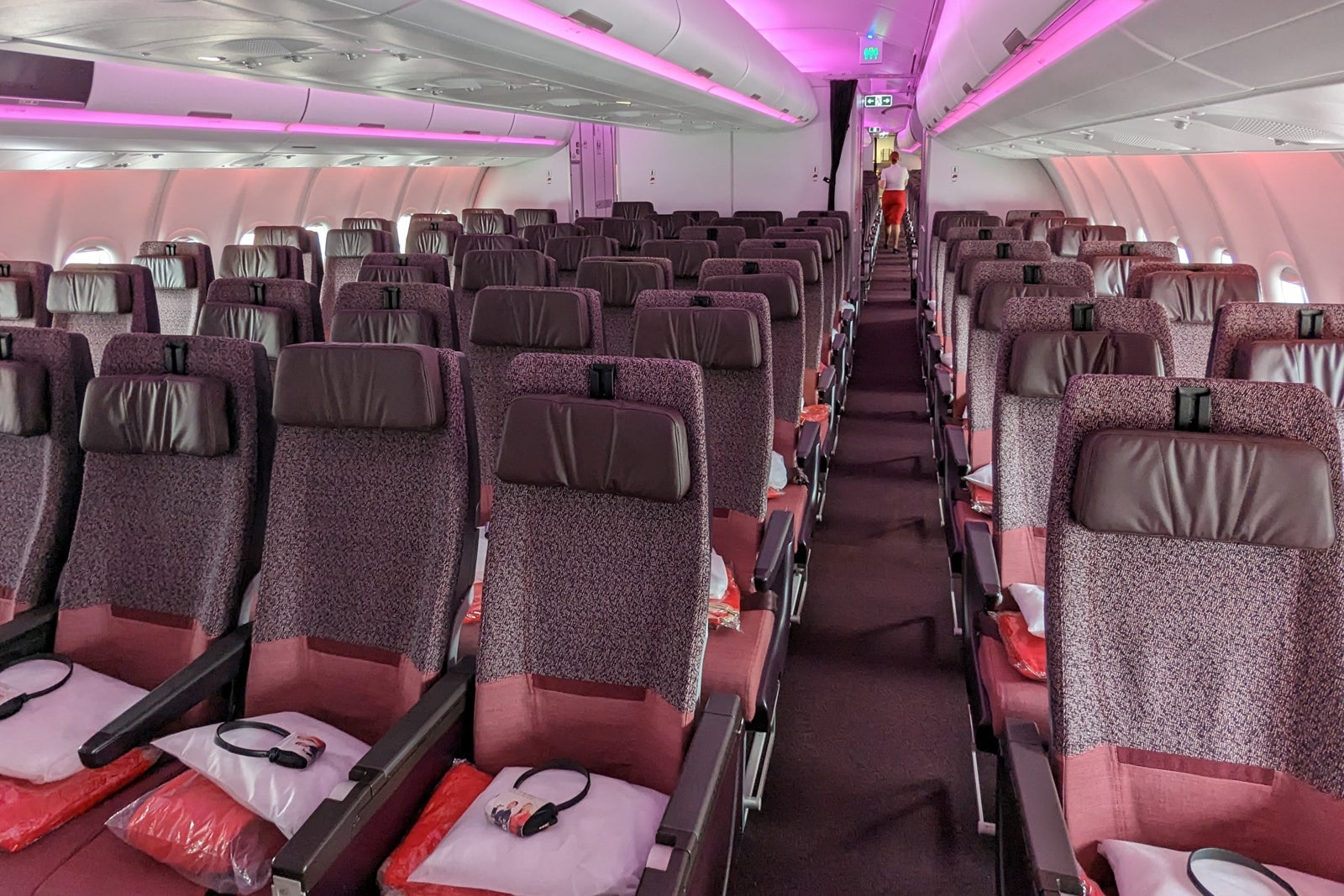 Virgin Atlantic airplane seats