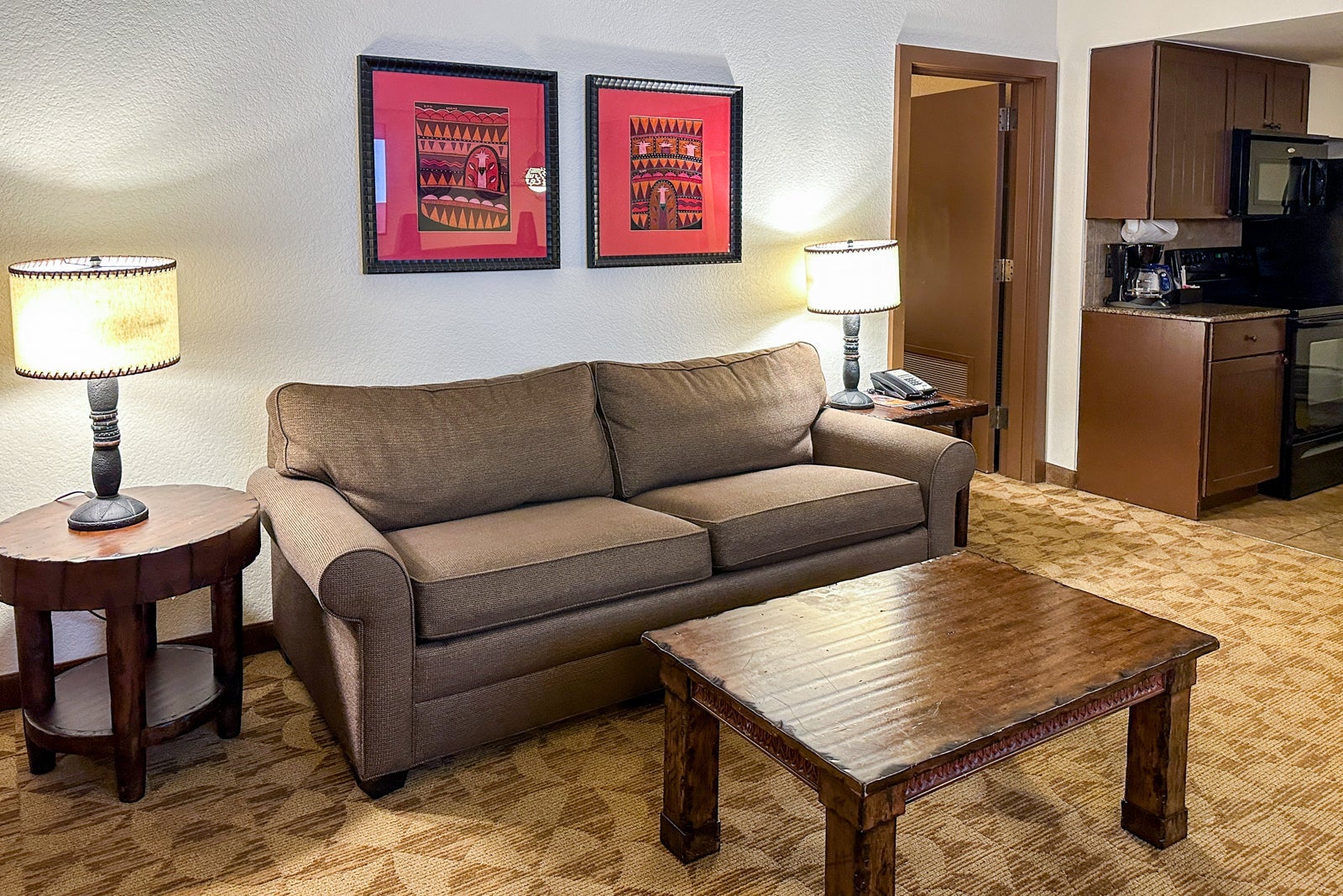 hotel living room
