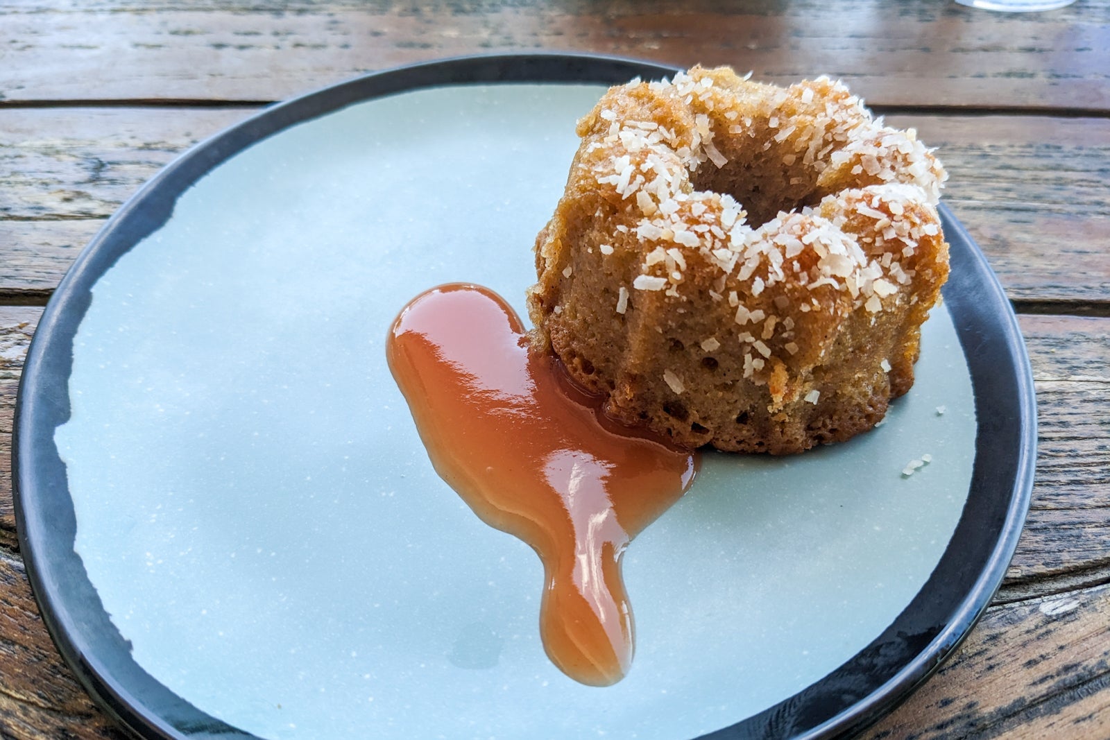Rum cake at Bimini Beach Club.