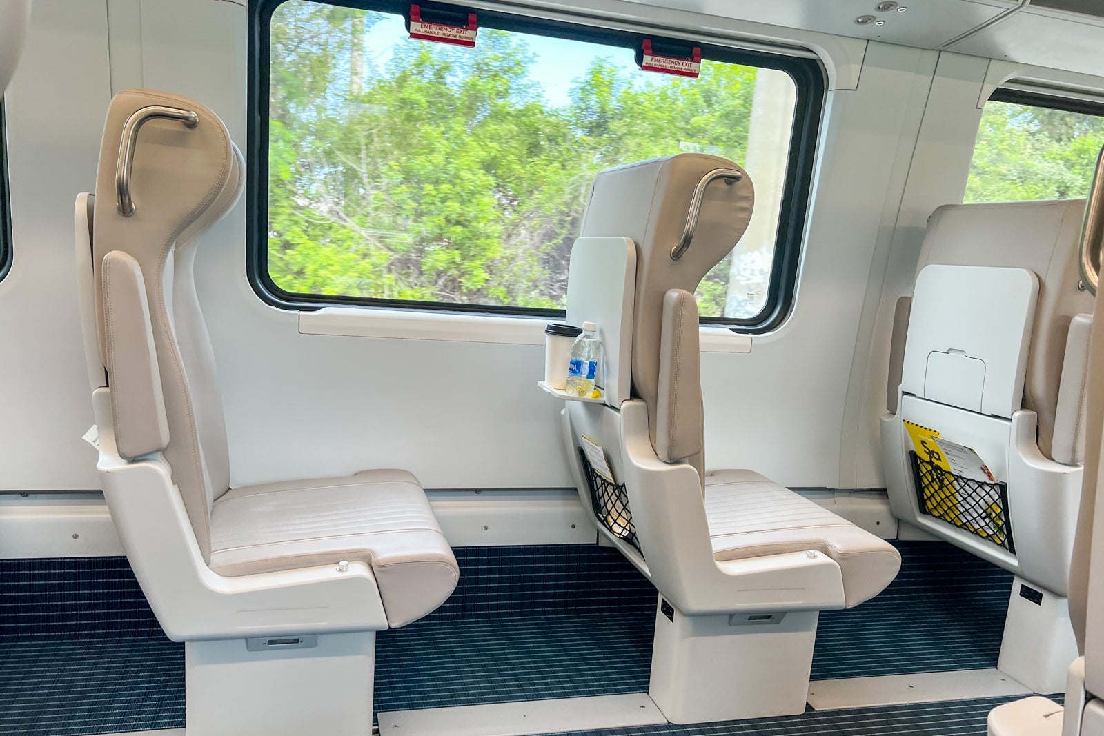 Brightline train seats
