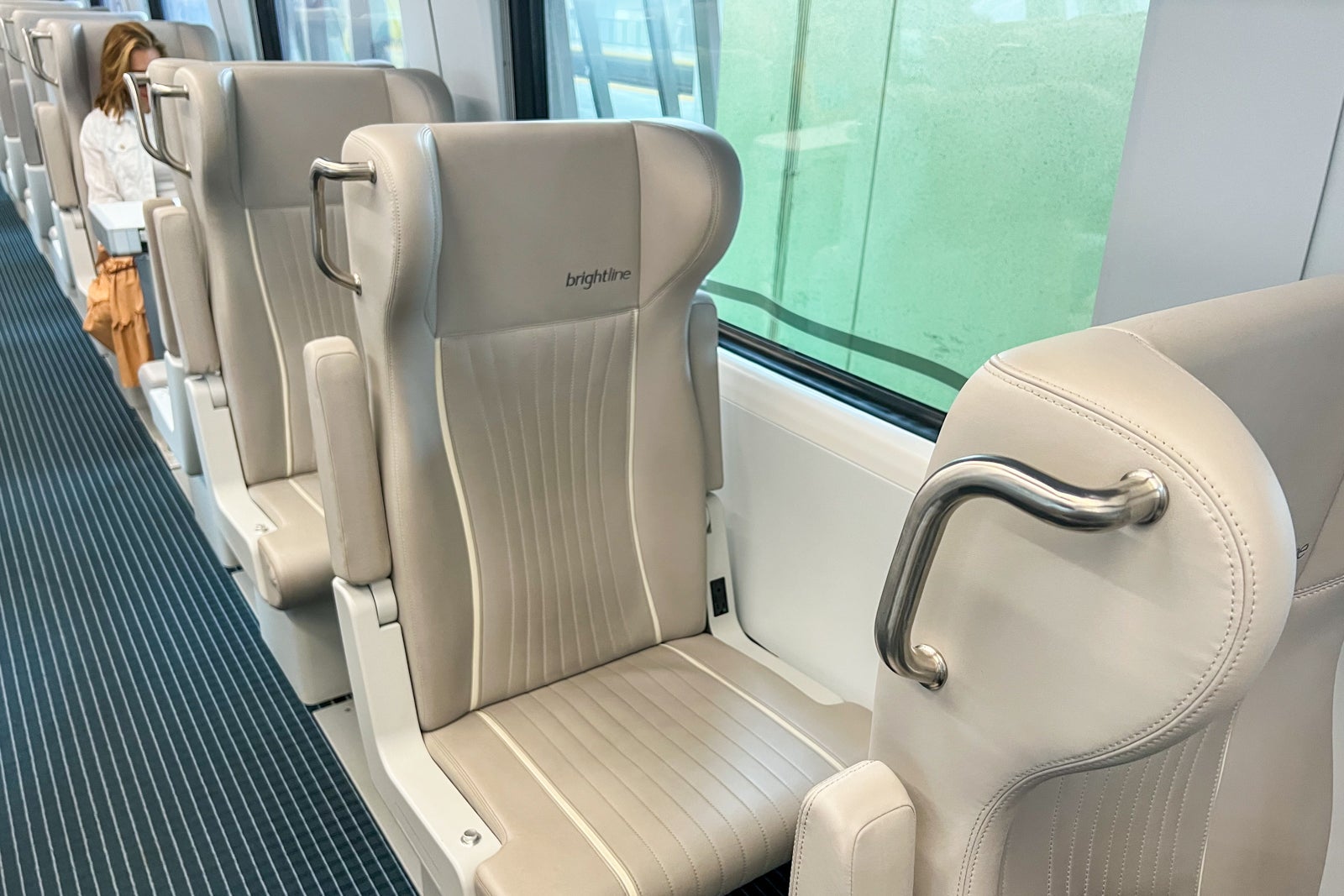 Brightline train seats