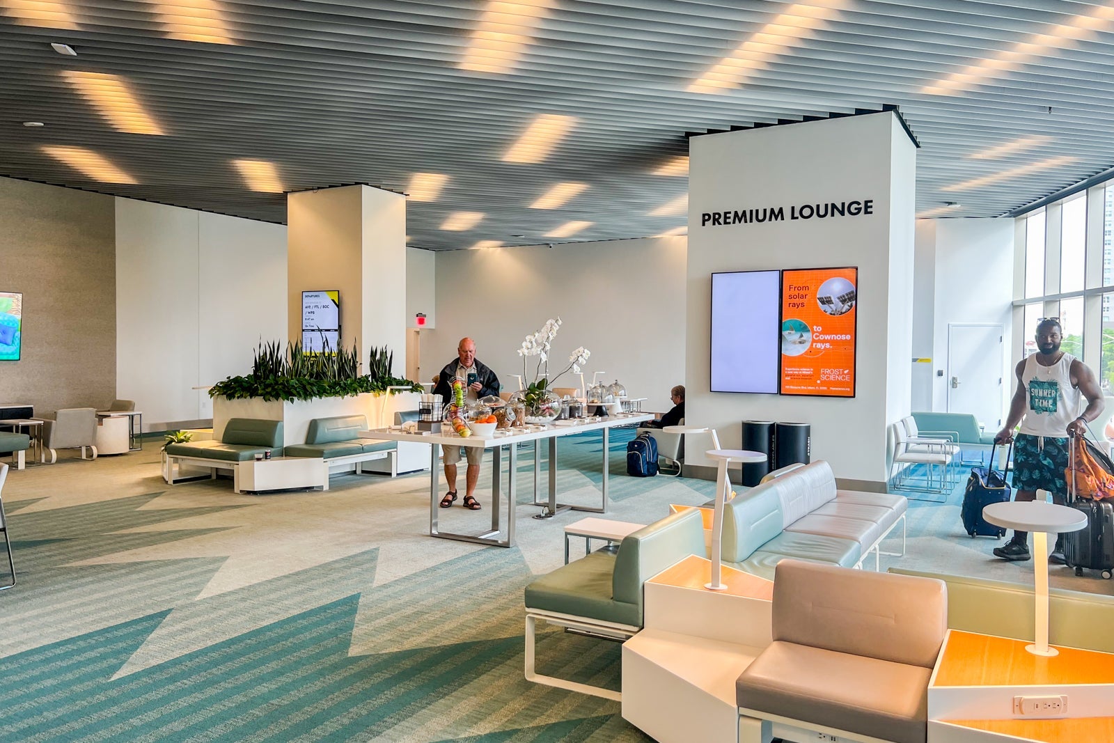 Brightline Orlando train lounge