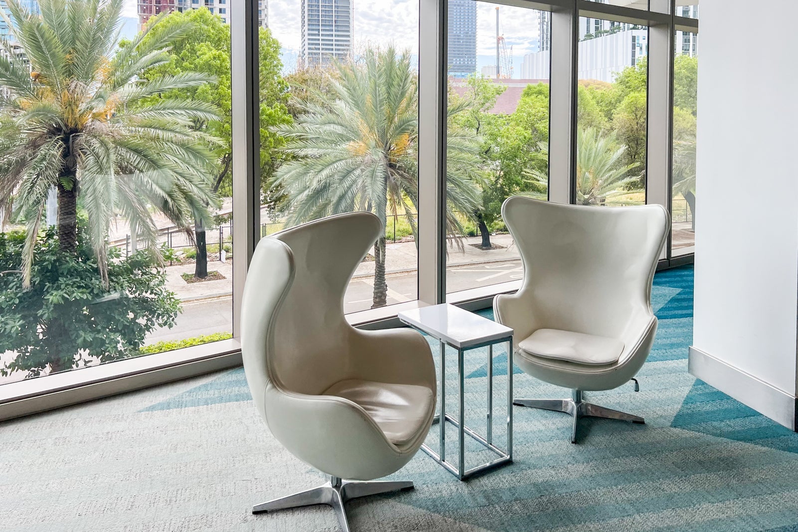 Brightline Orlando train lounge