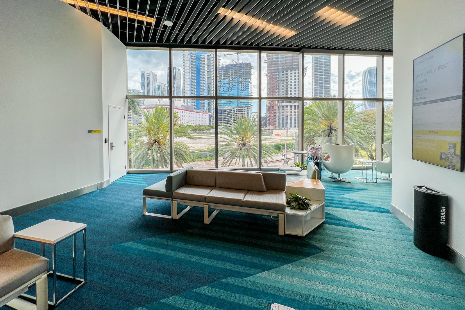 Brightline Orlando train lounge