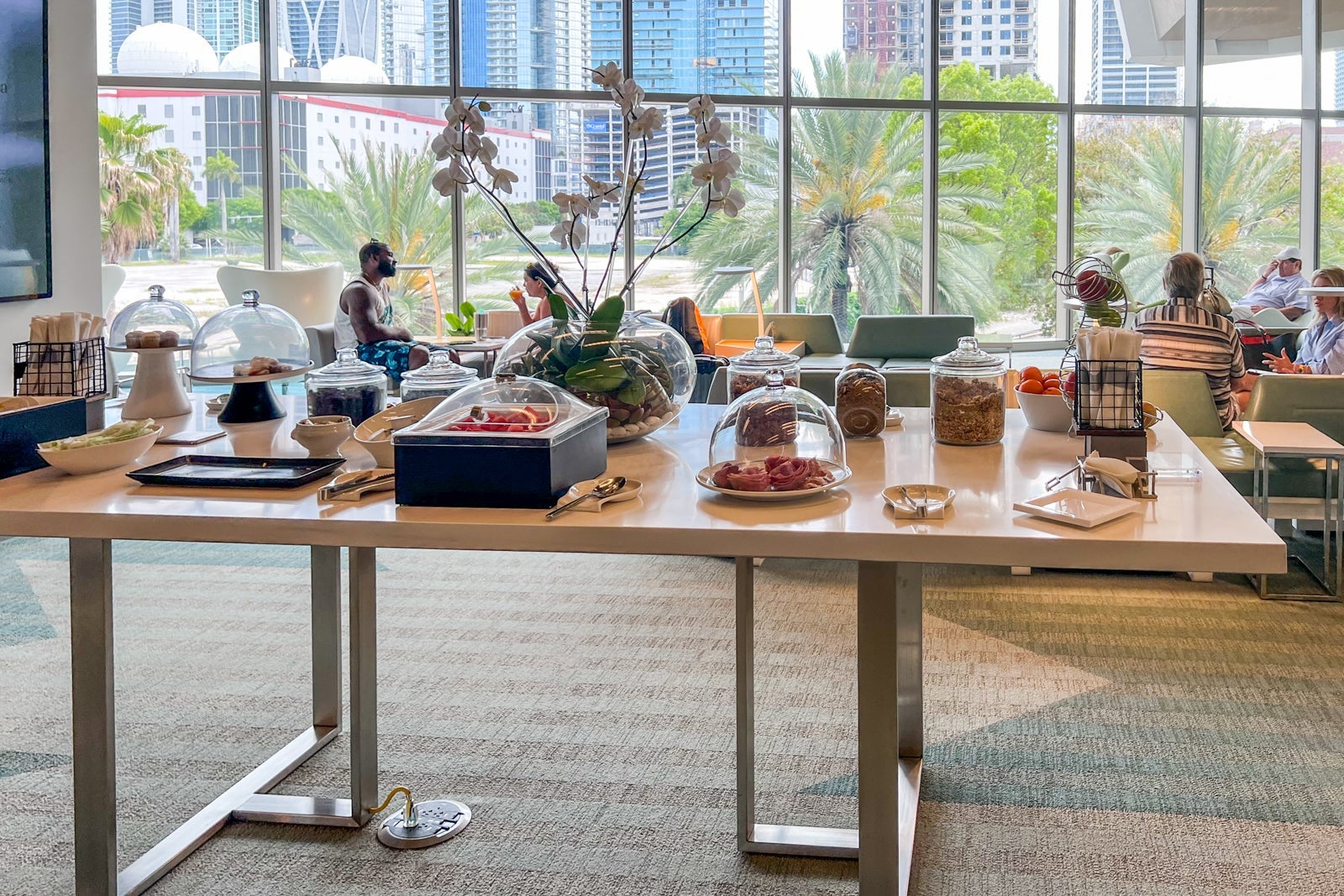 Brightline Orlando train lounge