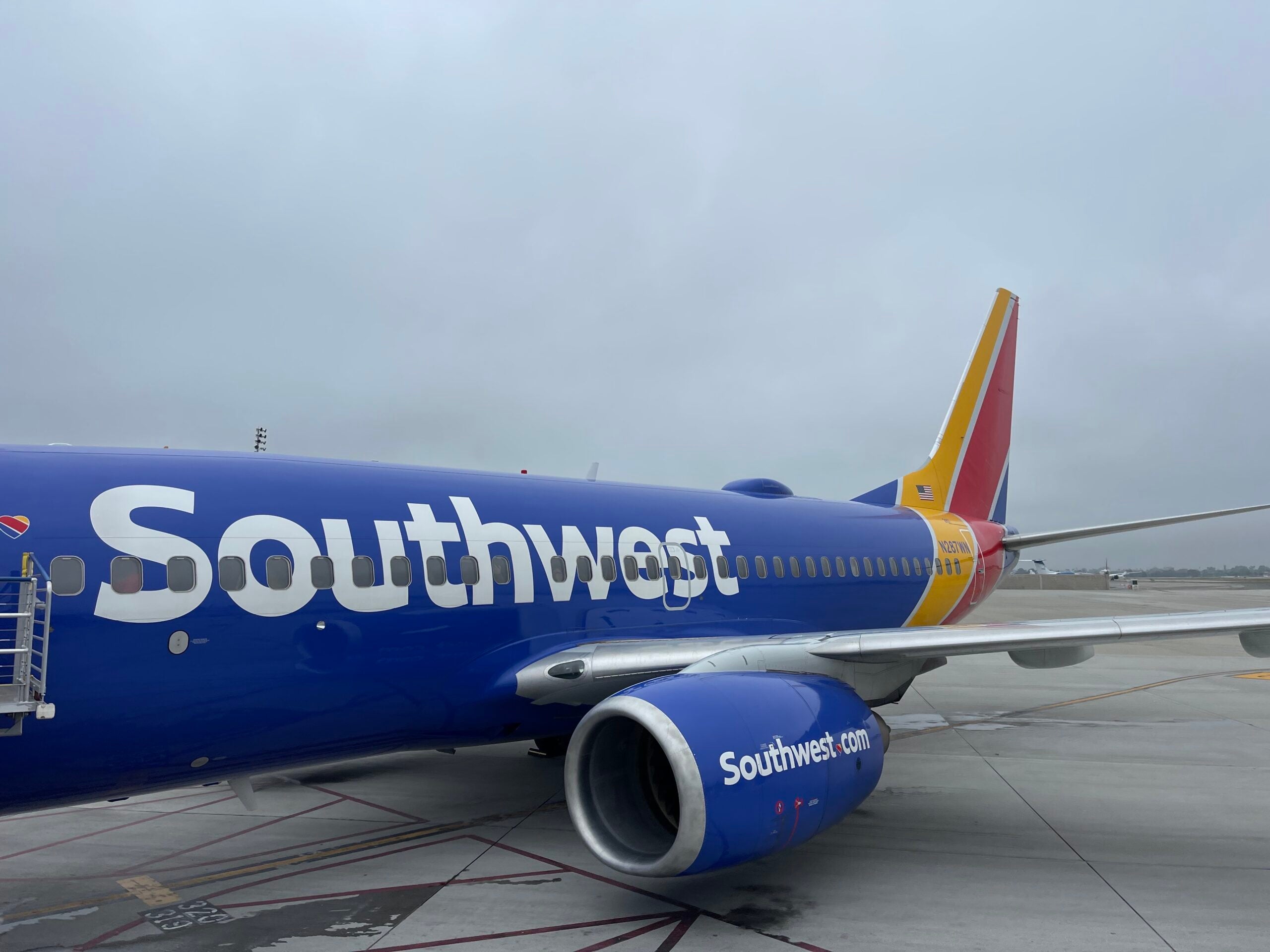 Boarding Southwest Boeing 737-700