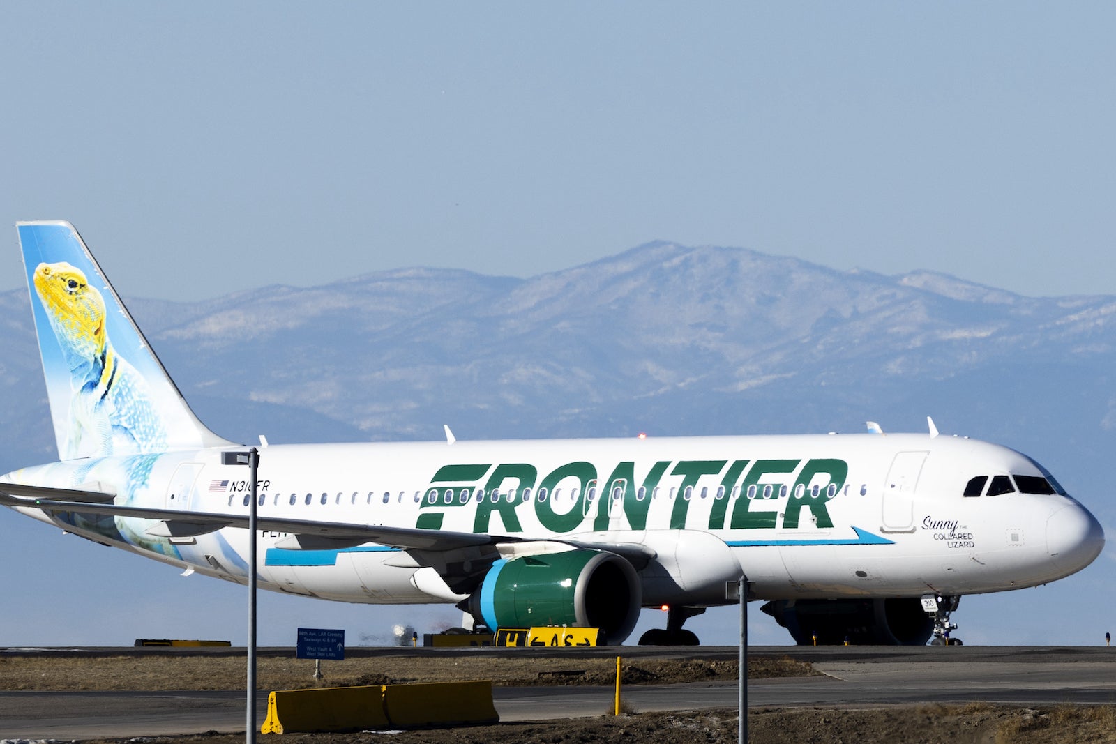 frontier plane