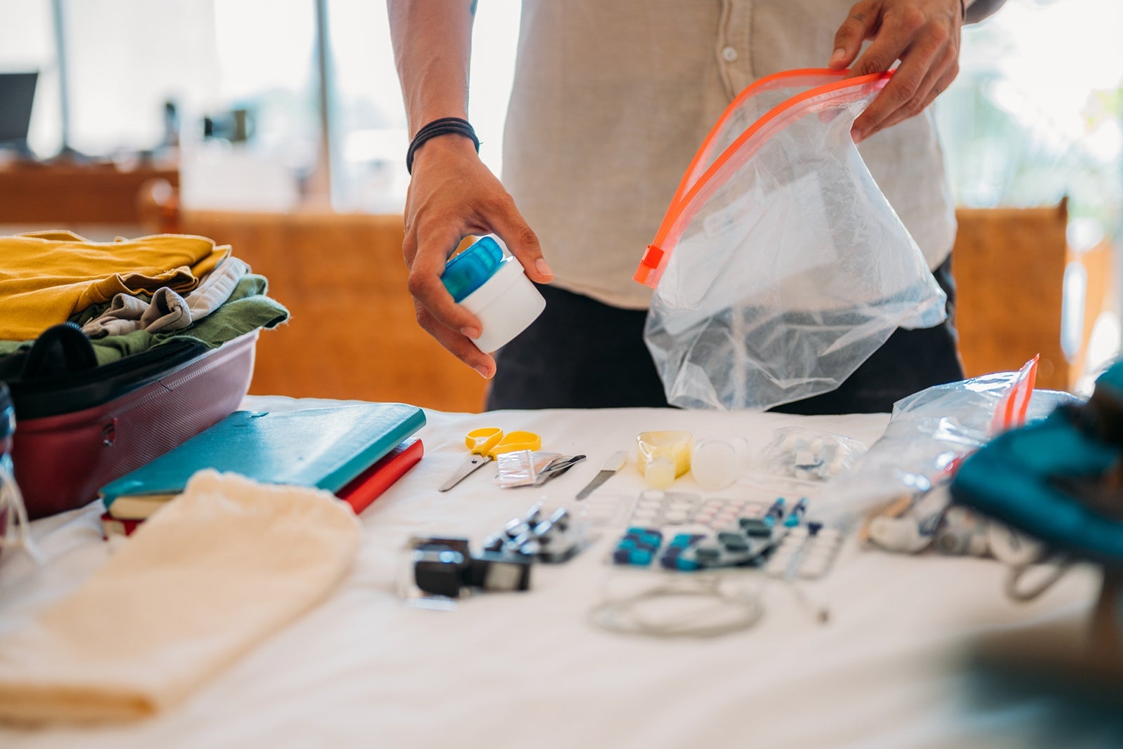 Packing a carry on bag